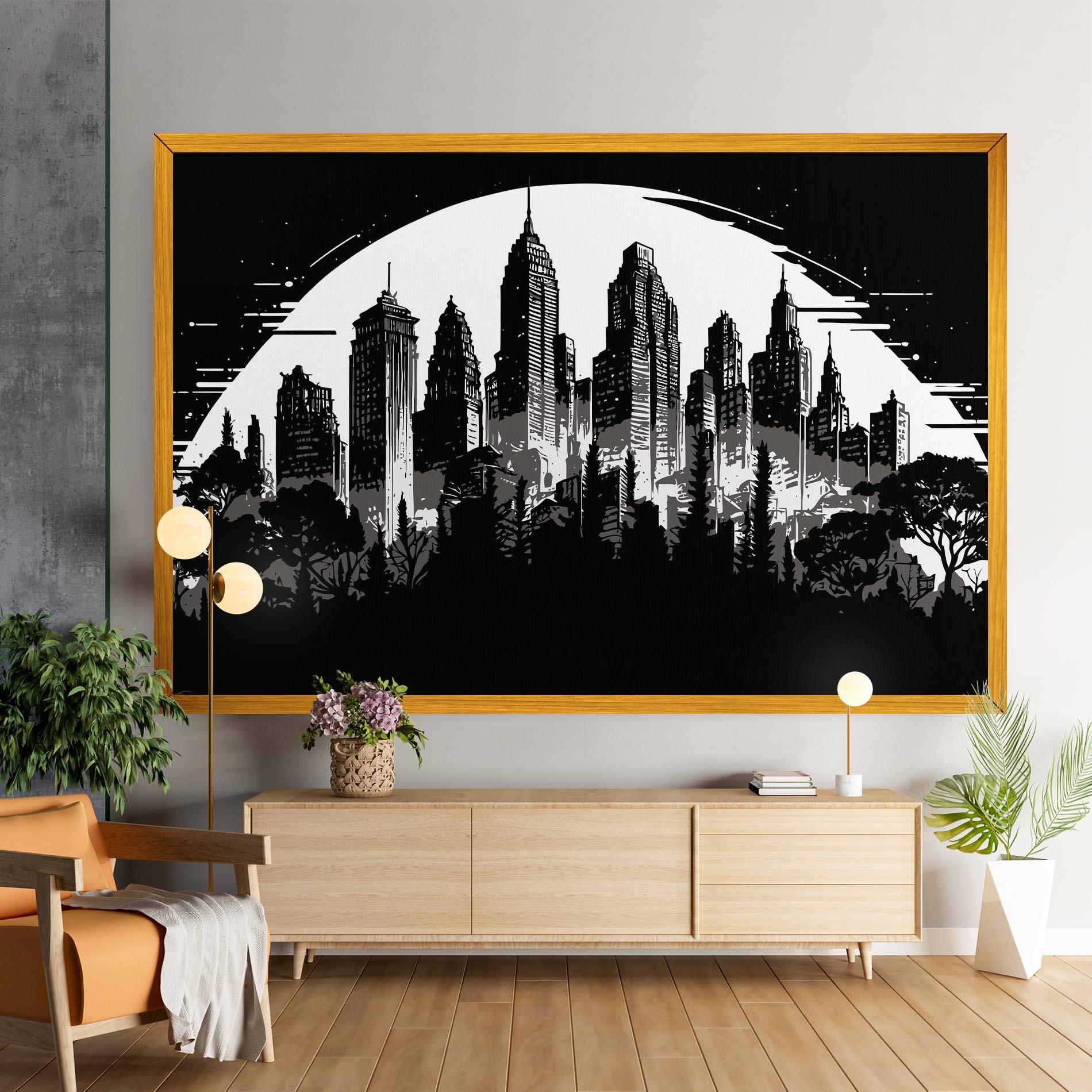 Leinwandbild Australia Moon mockup 9