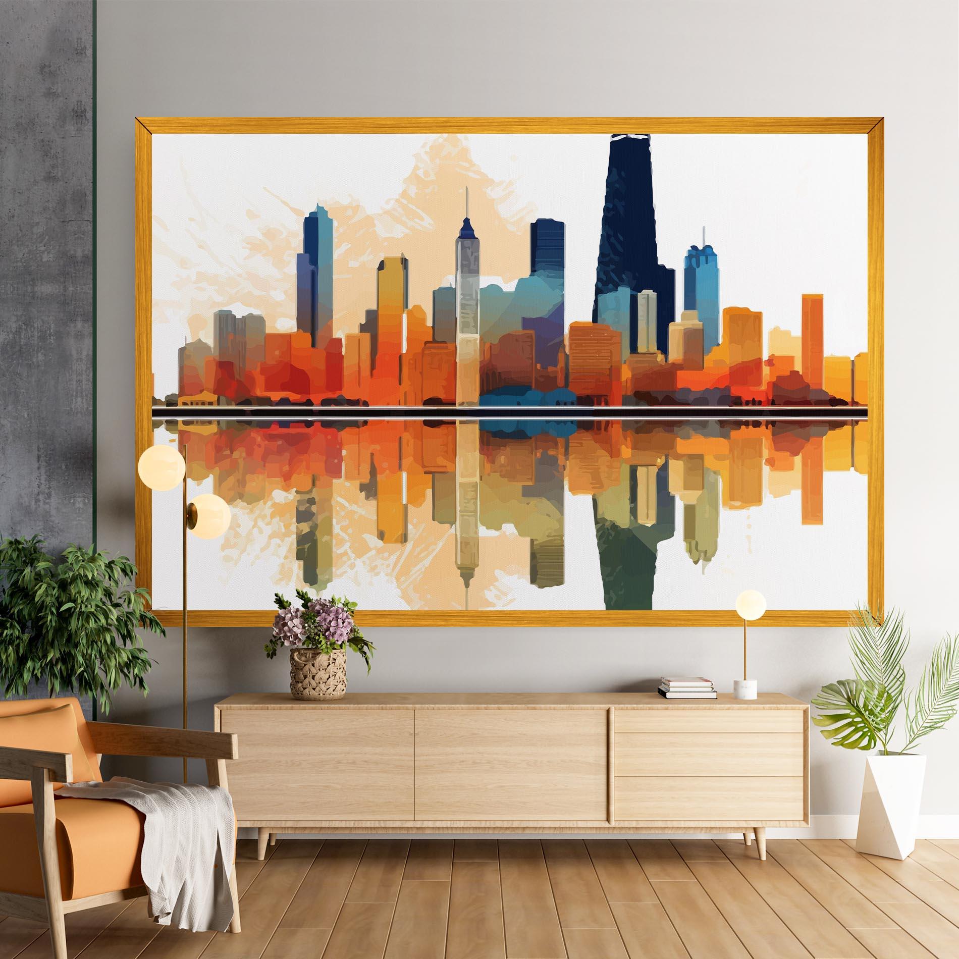 Leinwandbild Australian River mockup 9