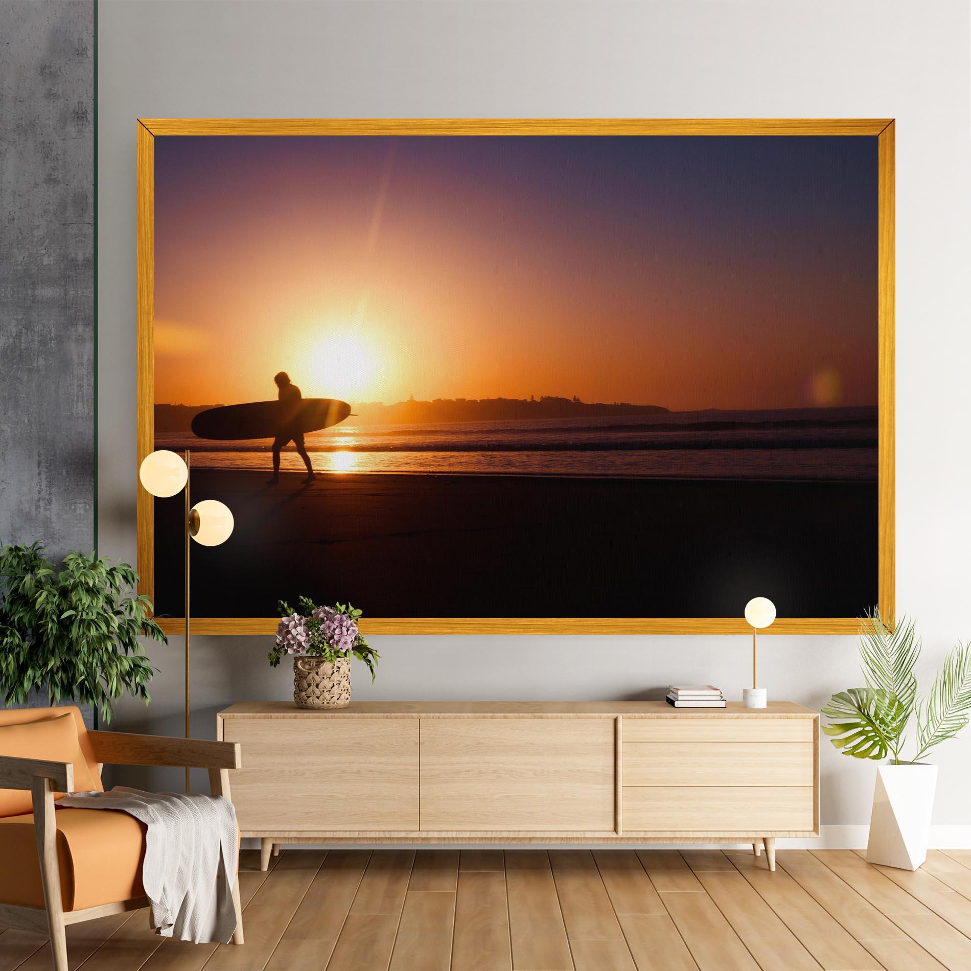 Leinwandbild Australian Sunset mockup 9
