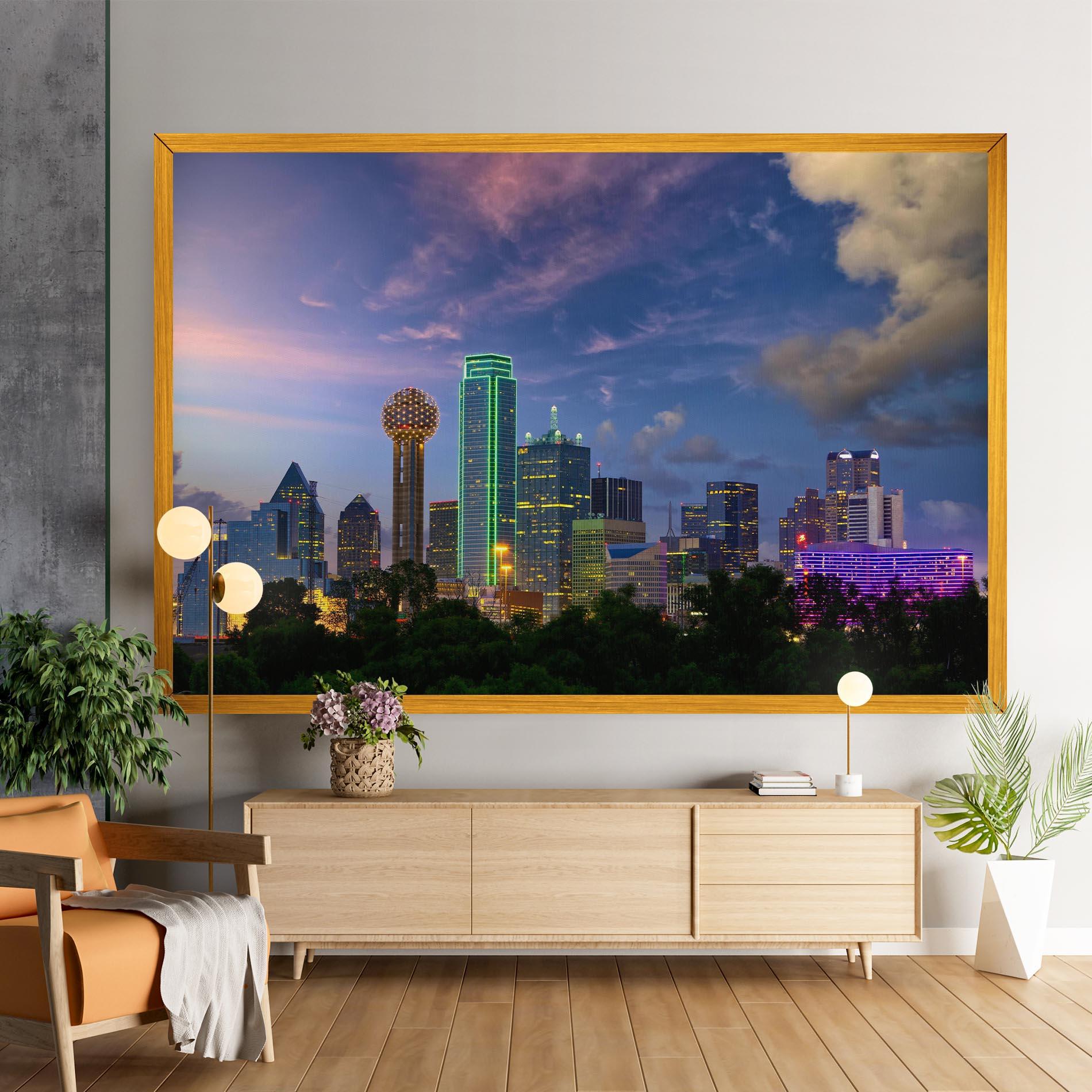 Leinwandbild Dallas Dusk mockup 9