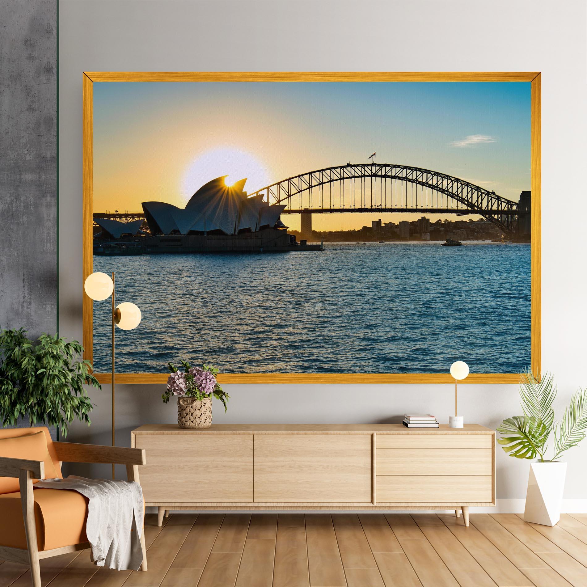 Leinwandbild Sunrise Sydney mockup 9