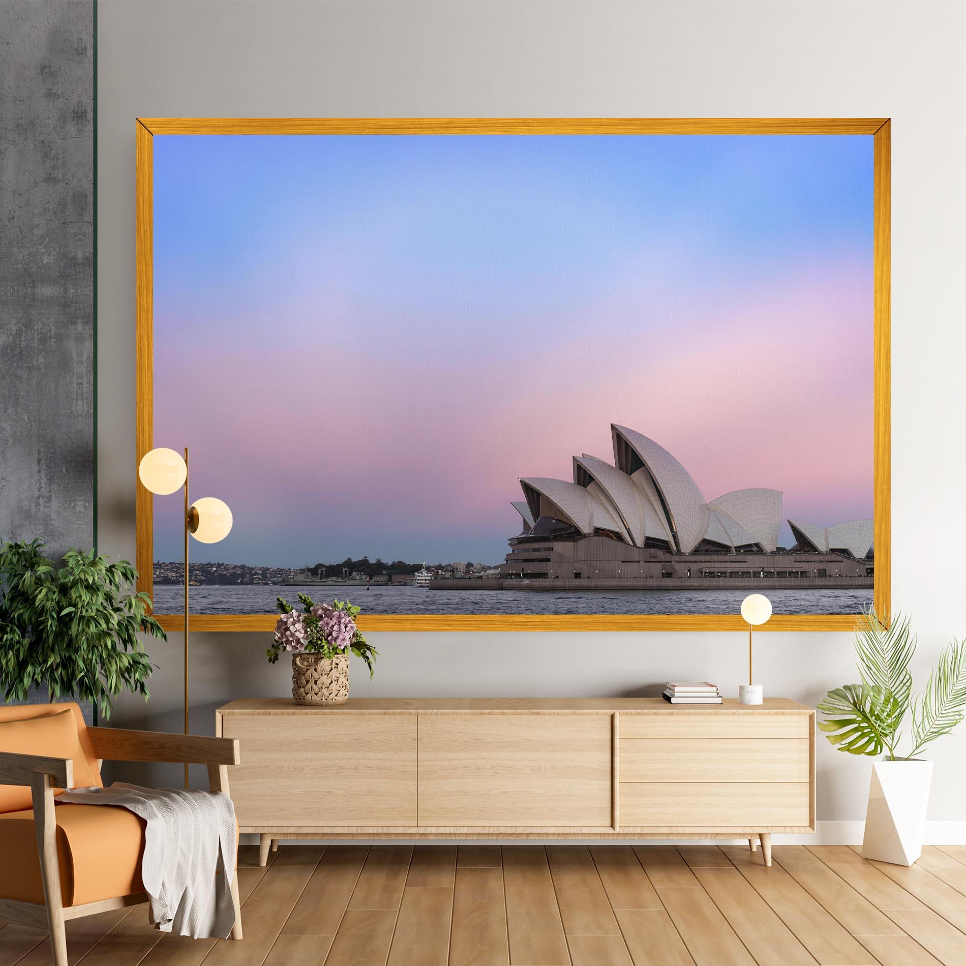 Leinwandbild Sydney Purple Sky mockup 9