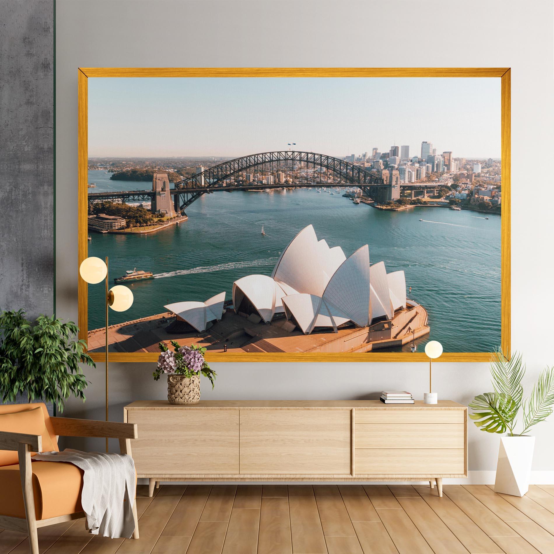 Leinwandbild Sydney View mockup 9