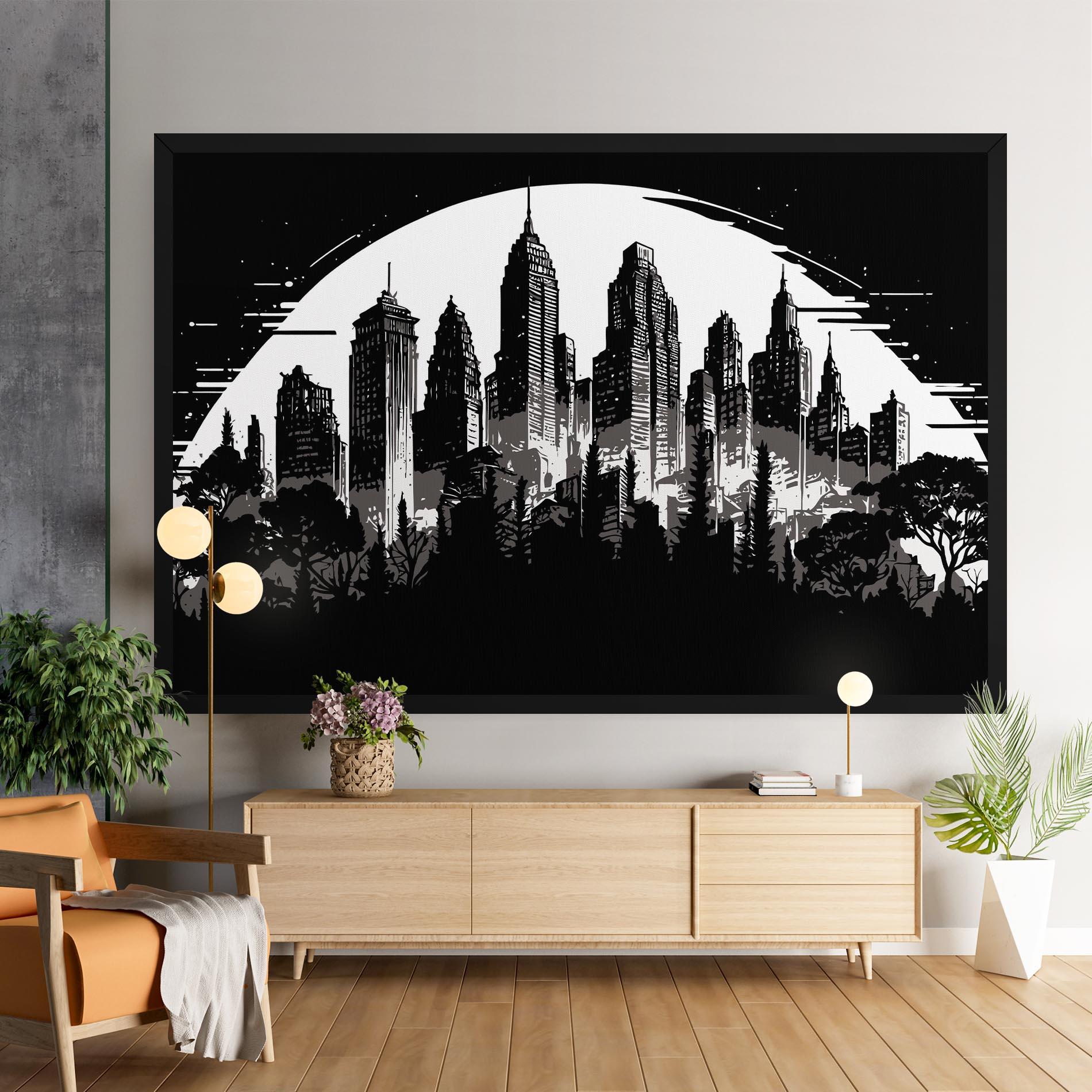 Leinwandbild Australia Moon mockup 9