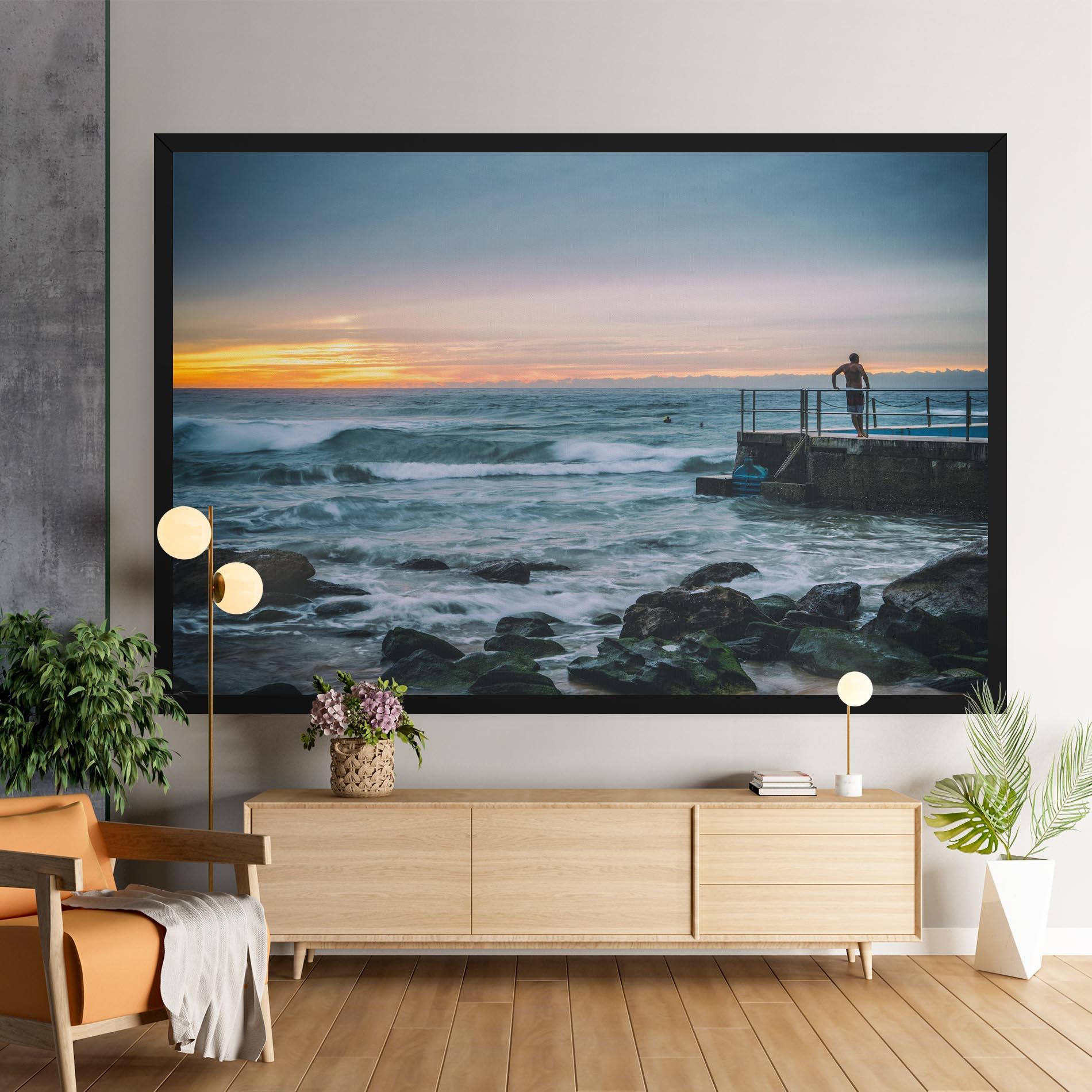 Leinwandbild Bondi Beach Sunset mockup 9