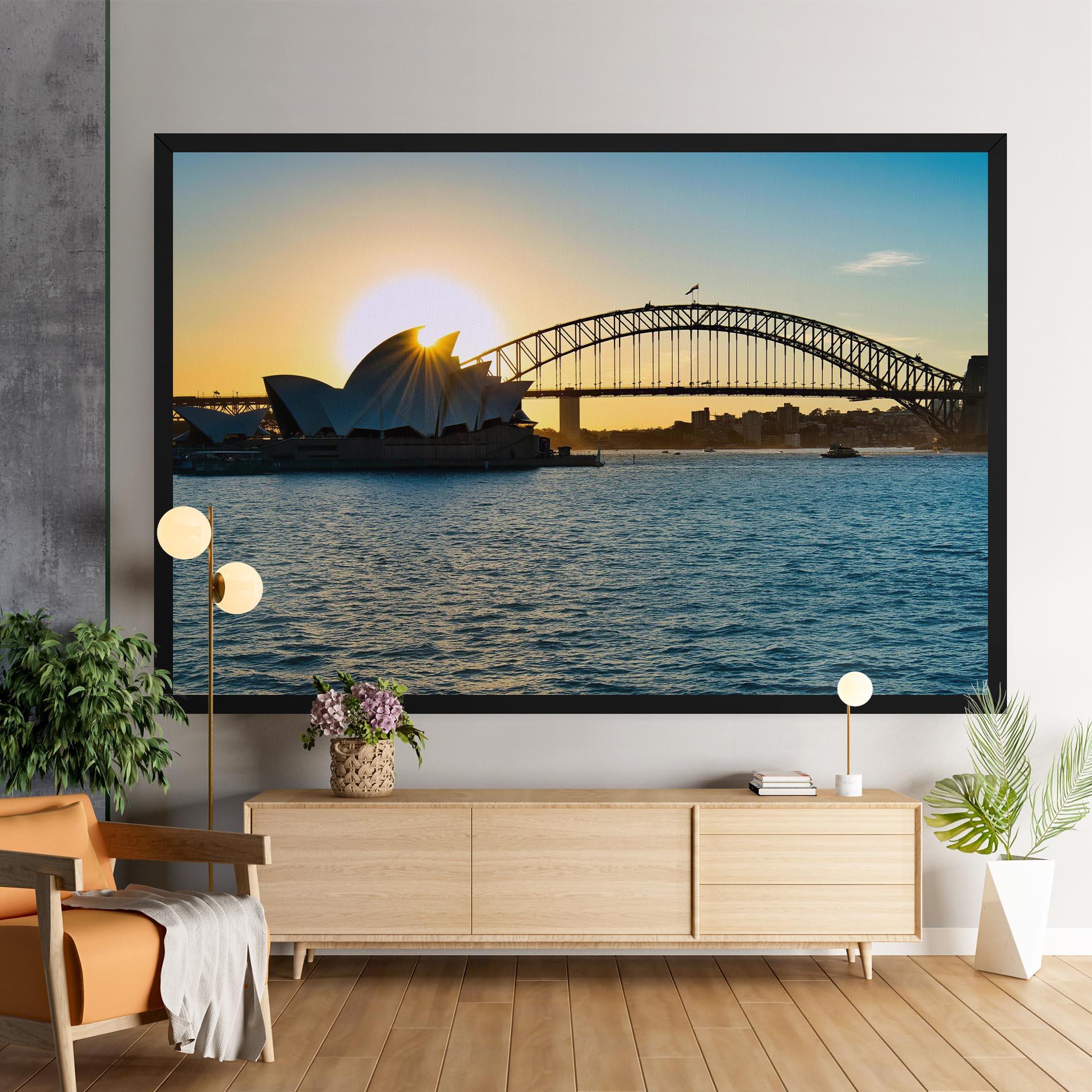 Leinwandbild Sunrise Sydney mockup 9