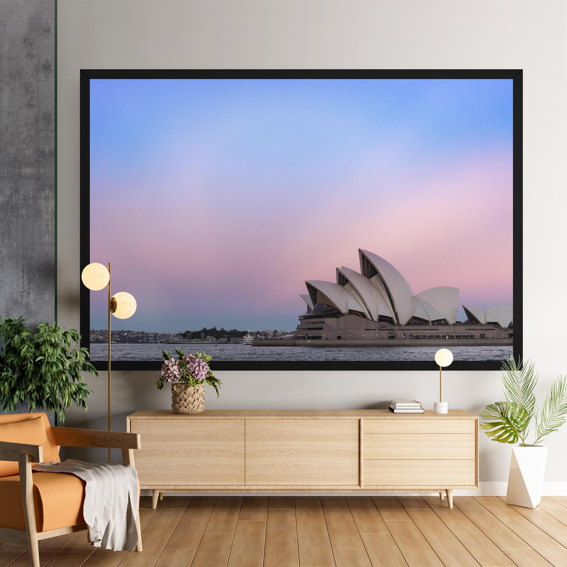 Leinwandbild Sydney Purple Sky mockup 9