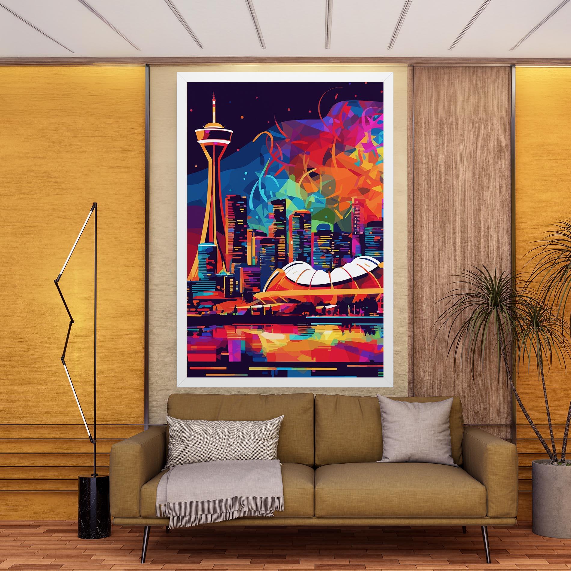 Leinwandbild Olympic Stadium Art mockup 9