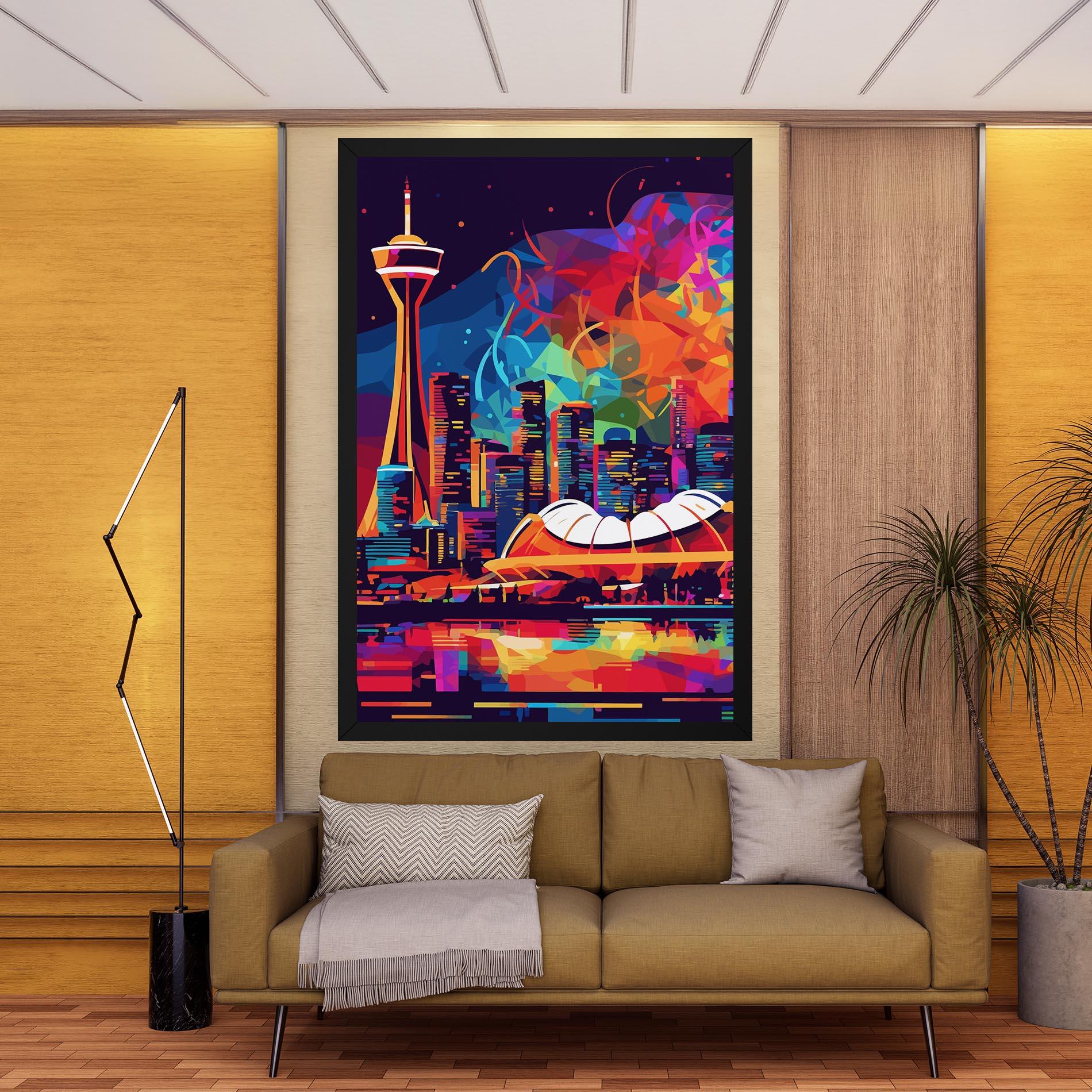 Leinwandbild Olympic Stadium Art mockup 9