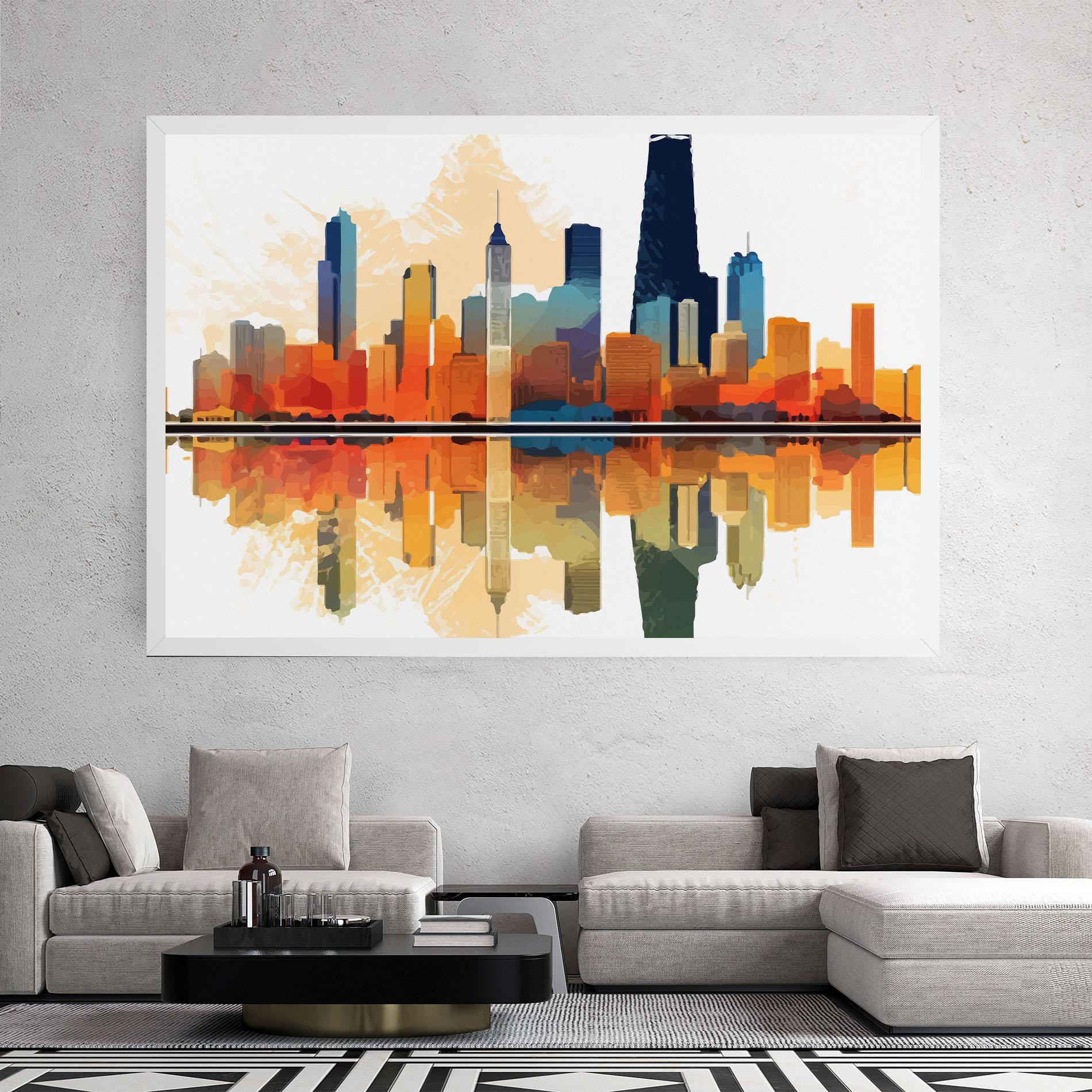 Leinwandbild Australian River mockup 2