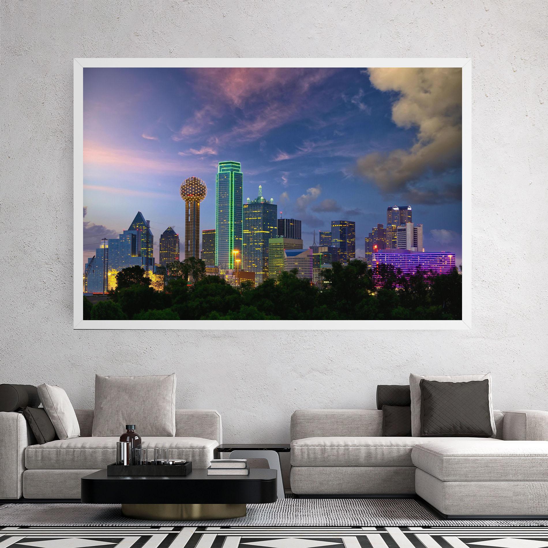 Leinwandbild Dallas Dusk mockup 2