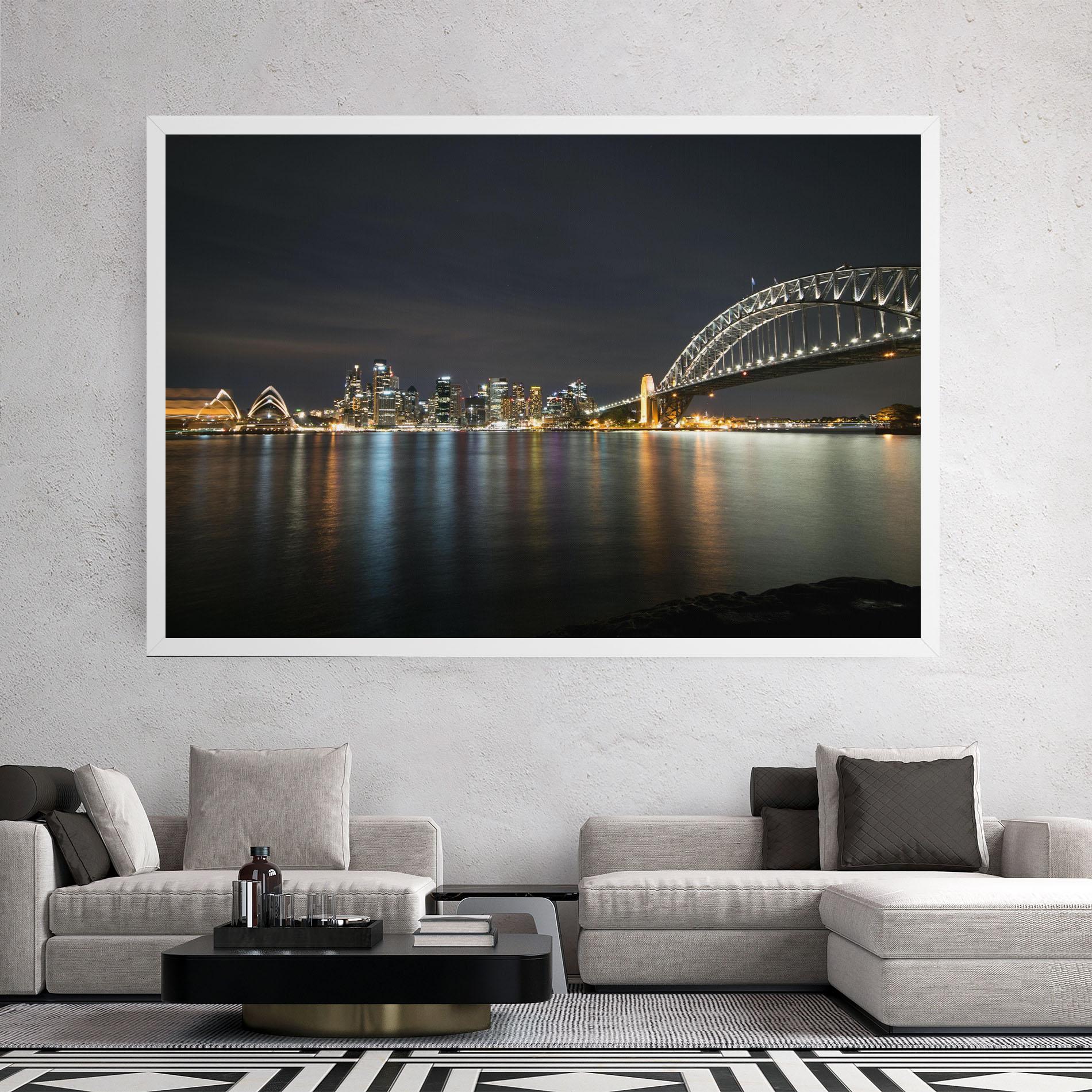 Leinwandbild Harbour Bridge mockup 2