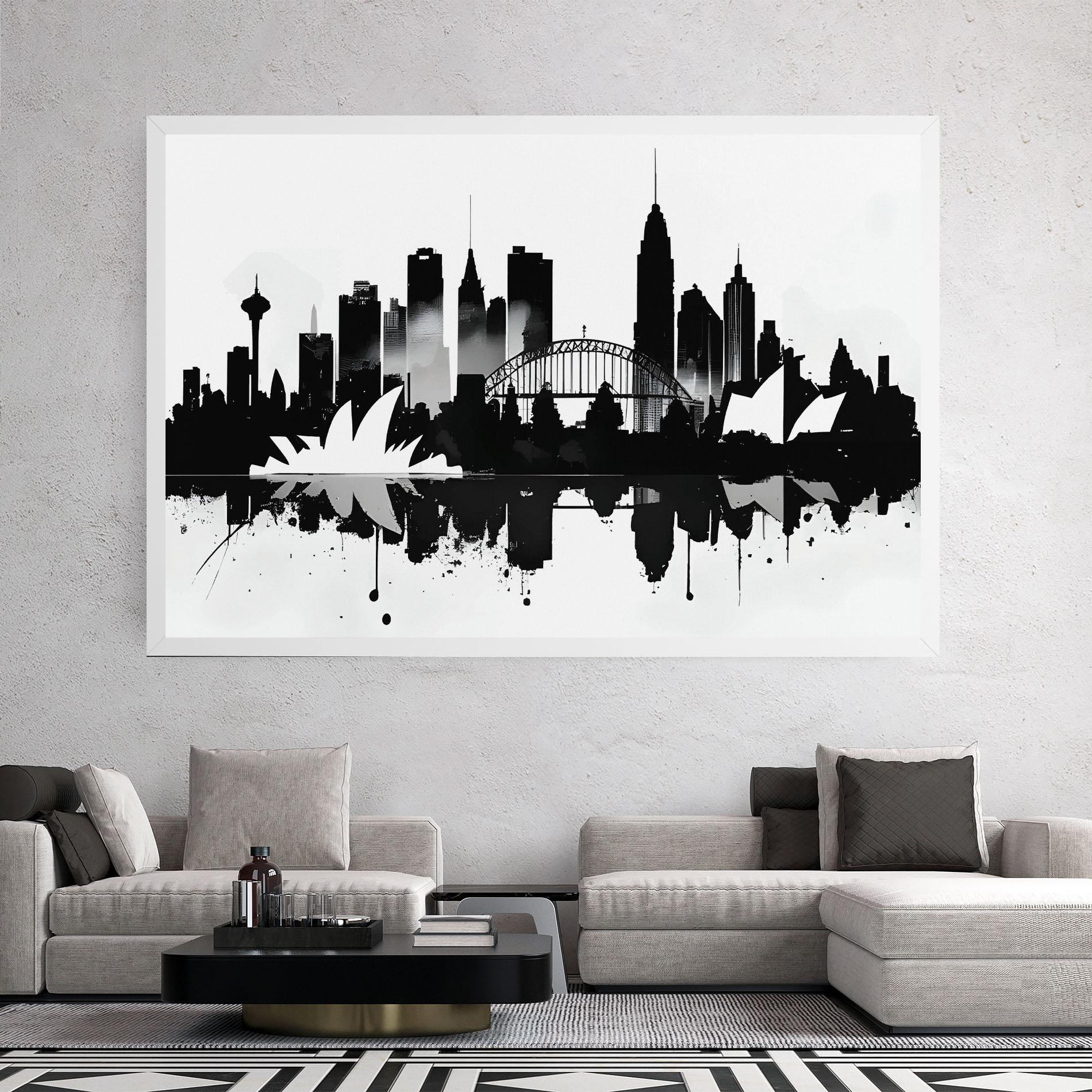 Leinwandbild Opera House Art mockup 2