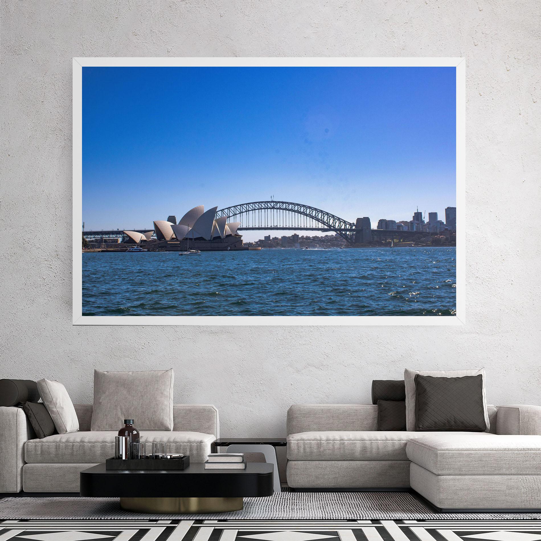 Leinwandbild Sydney Day Bridge mockup 2