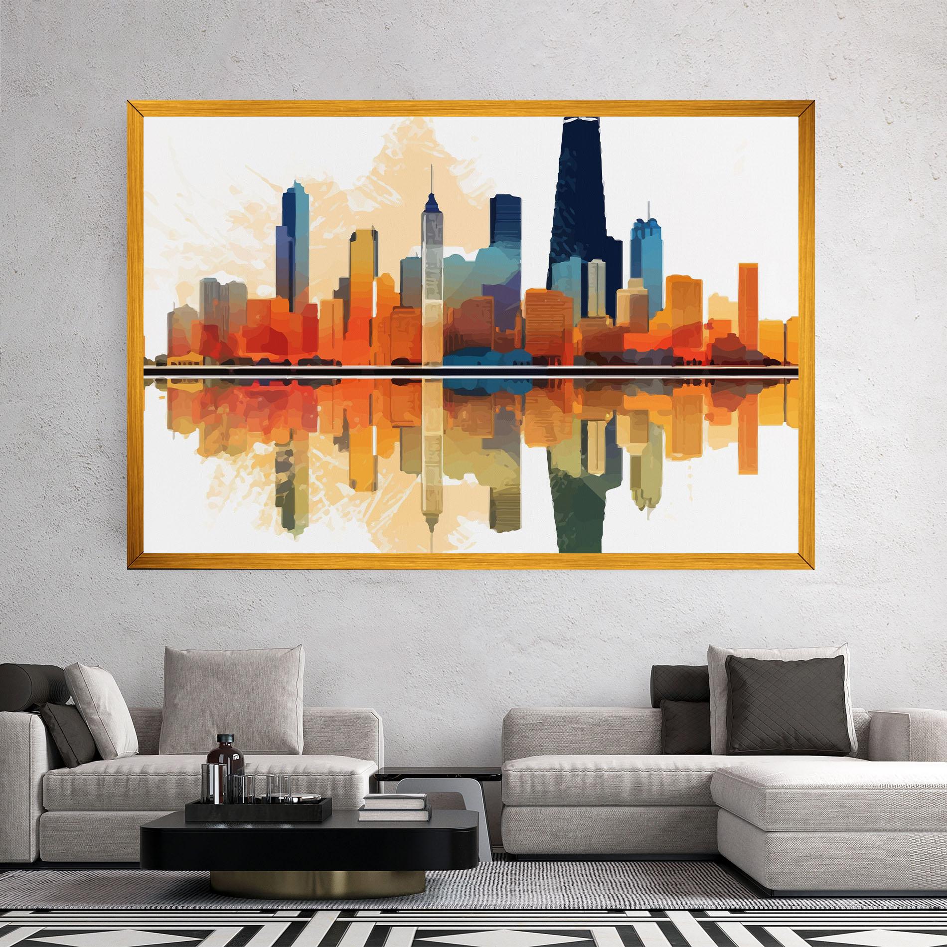 Leinwandbild Australian River mockup 2