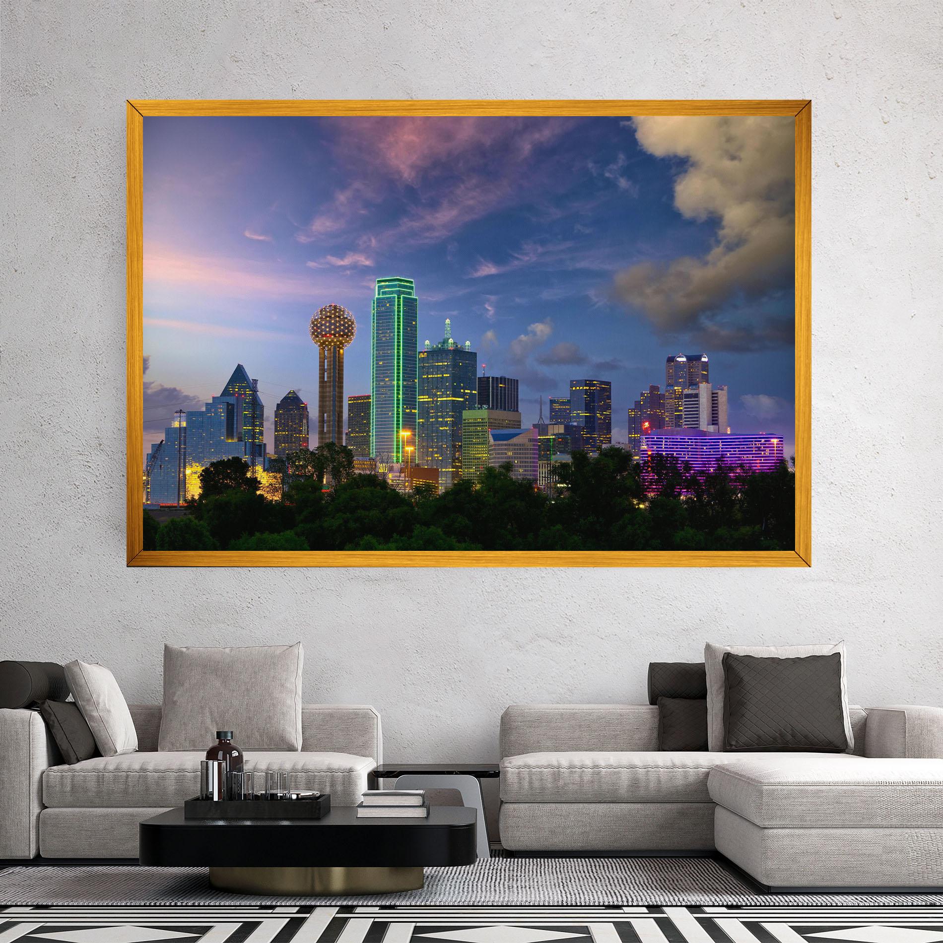 Leinwandbild Dallas Dusk mockup 2