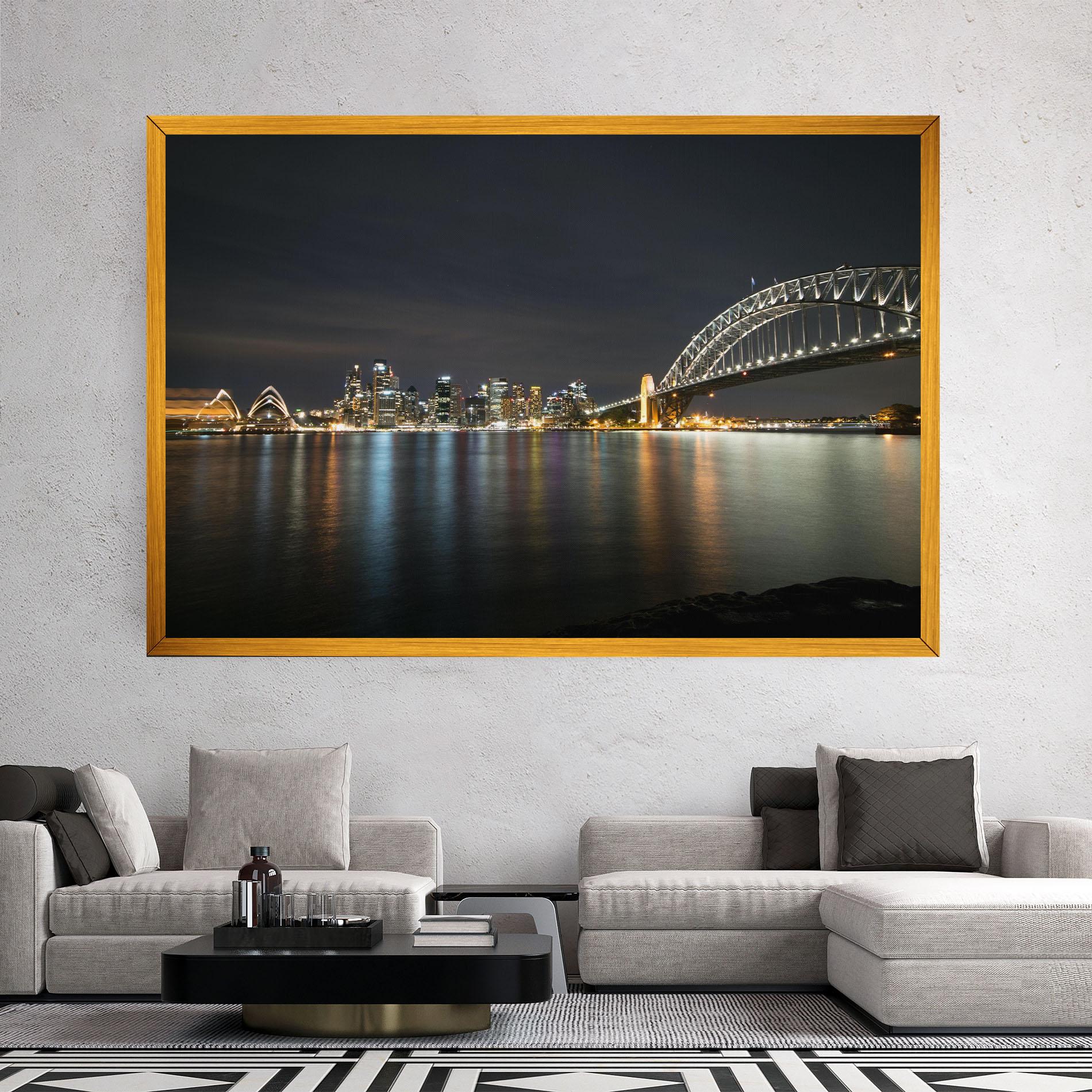 Leinwandbild Harbour Bridge mockup 2