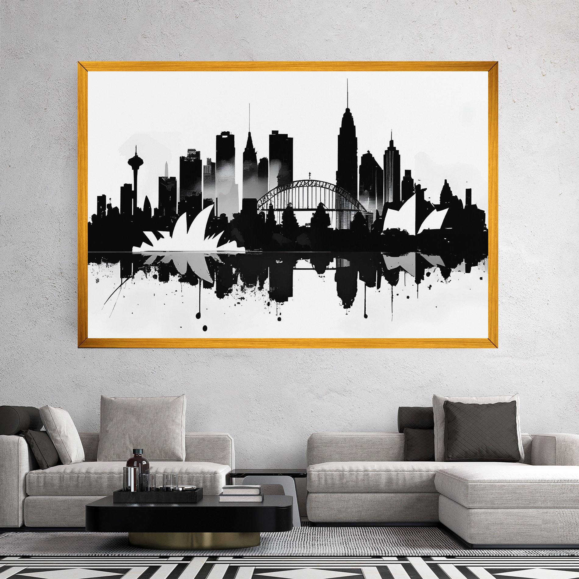 Leinwandbild Opera House Art mockup 2