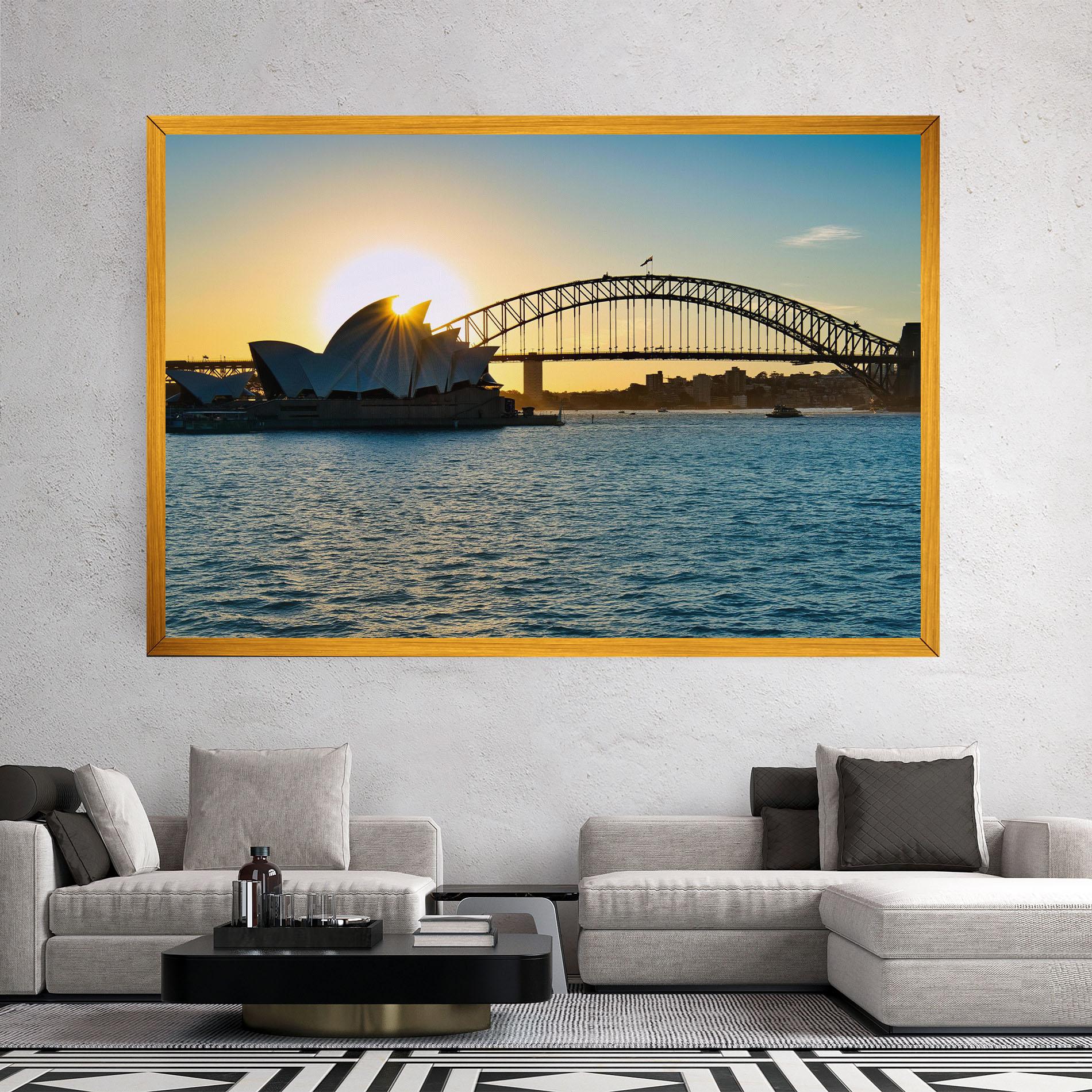 Leinwandbild Sunrise Sydney mockup 2