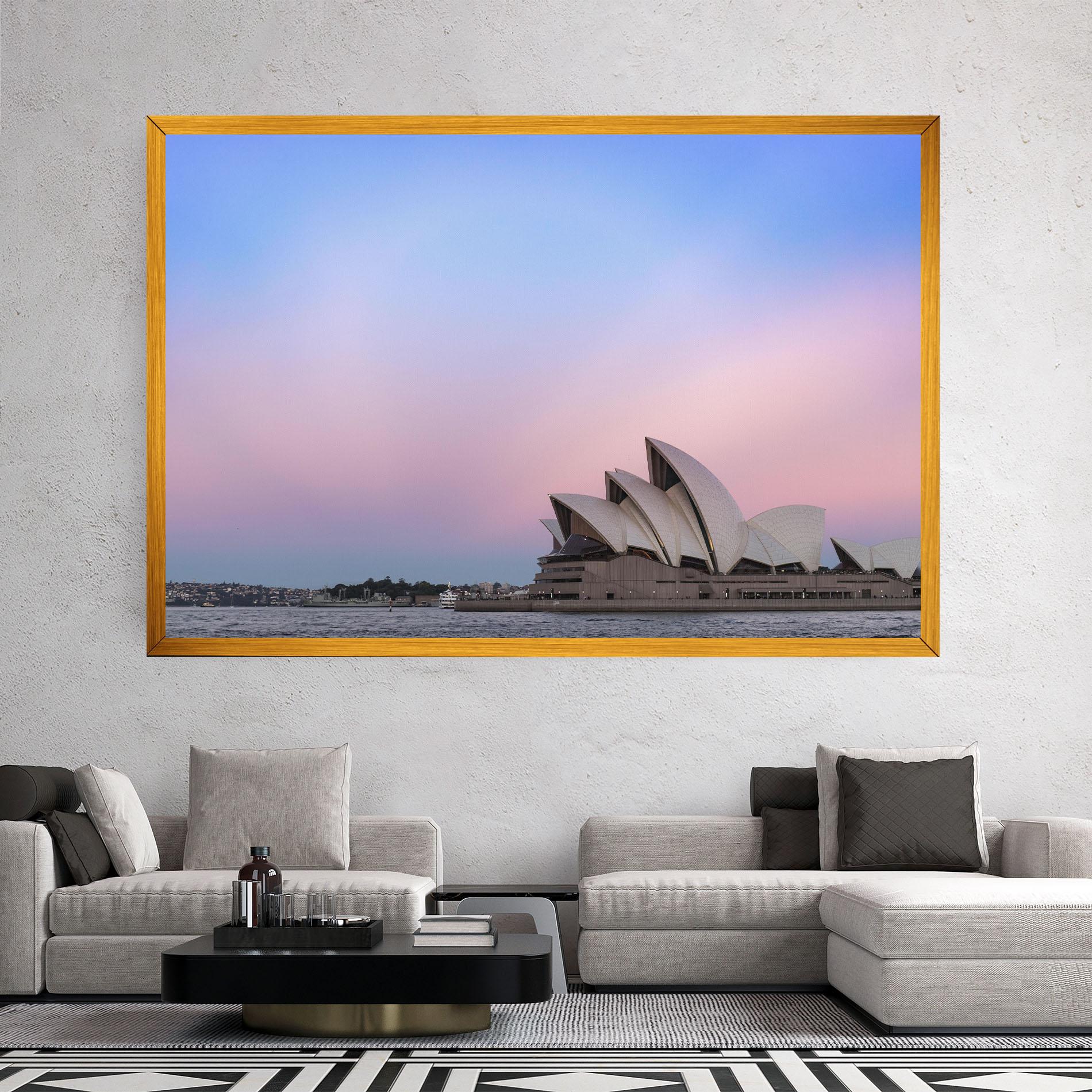 Leinwandbild Sydney Purple Sky mockup 2