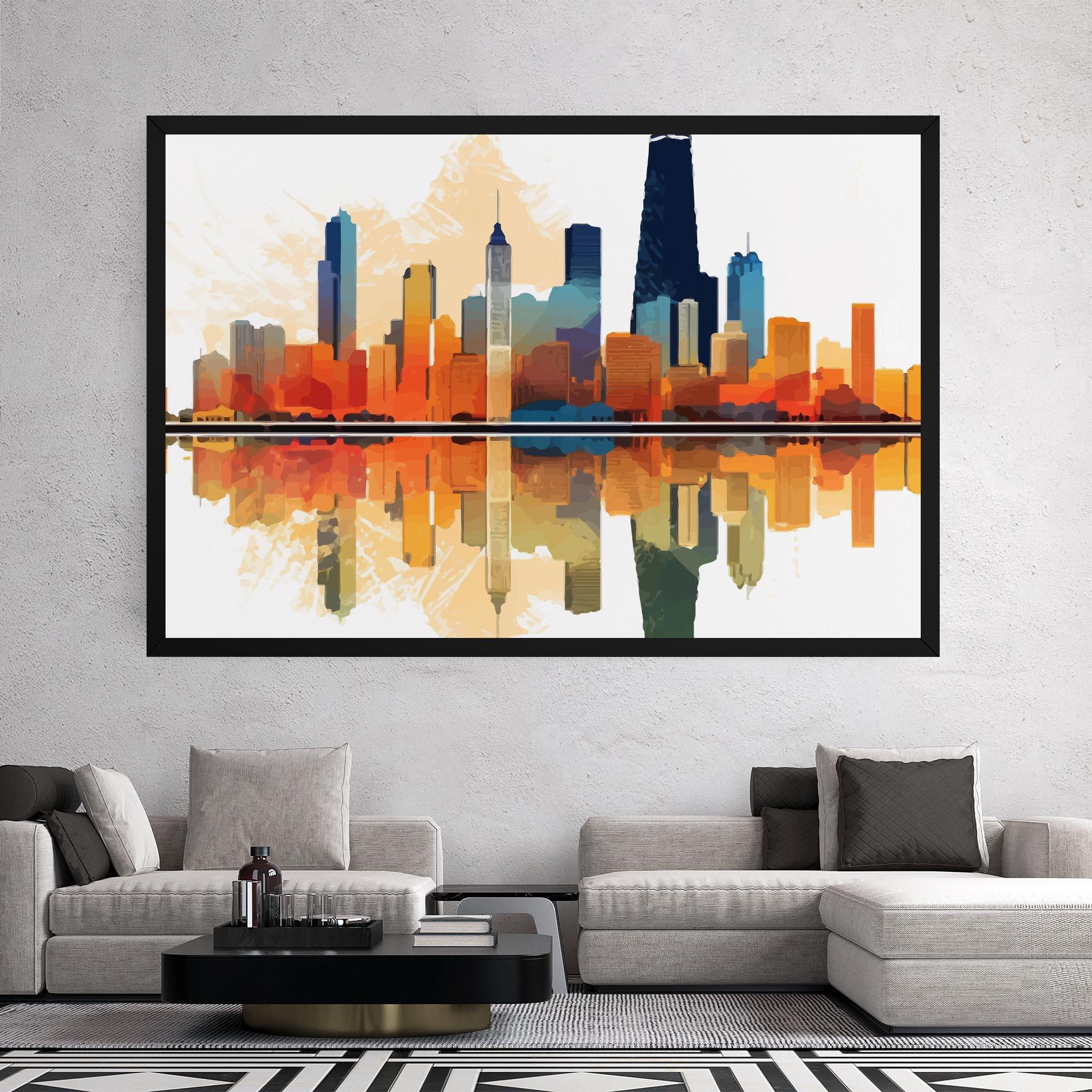 Leinwandbild Australian River mockup 2