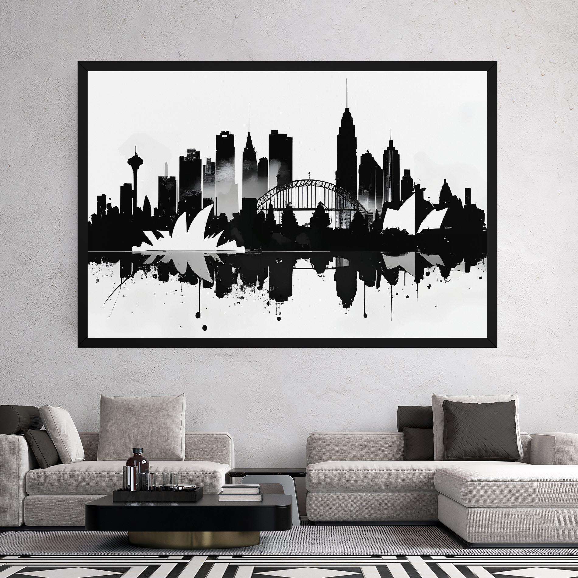 Leinwandbild Opera House Art mockup 2