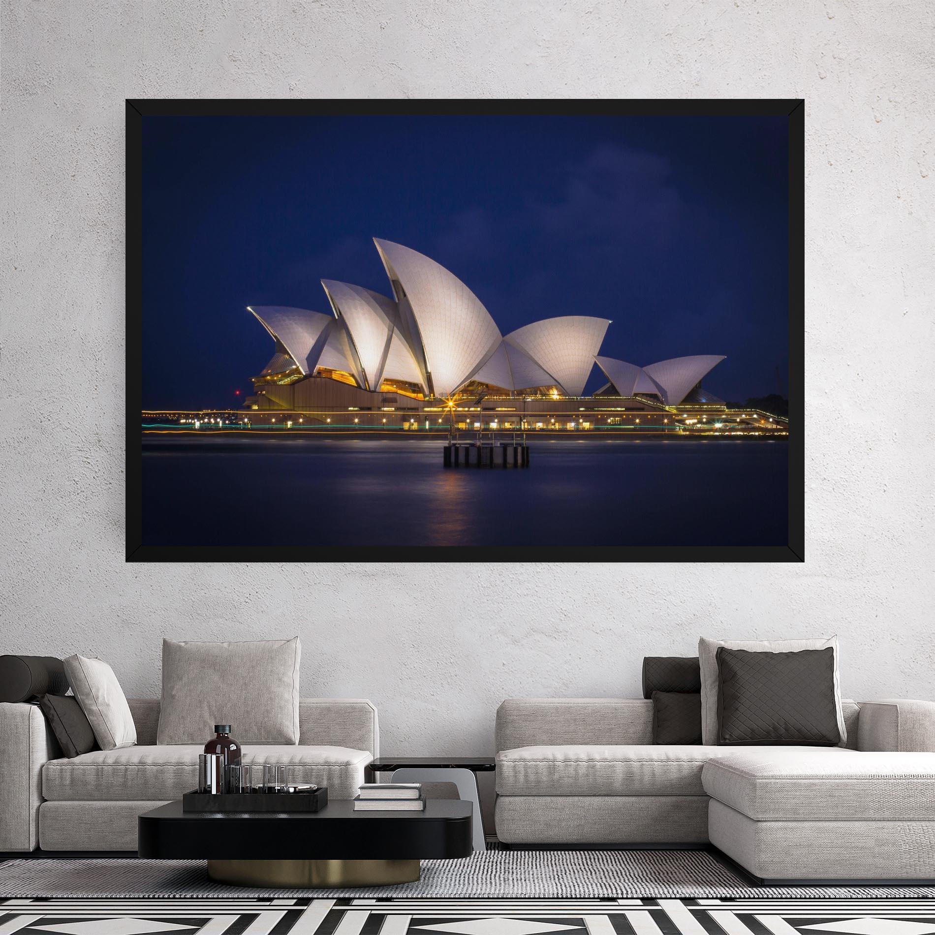 Leinwandbild Opera House View mockup 2