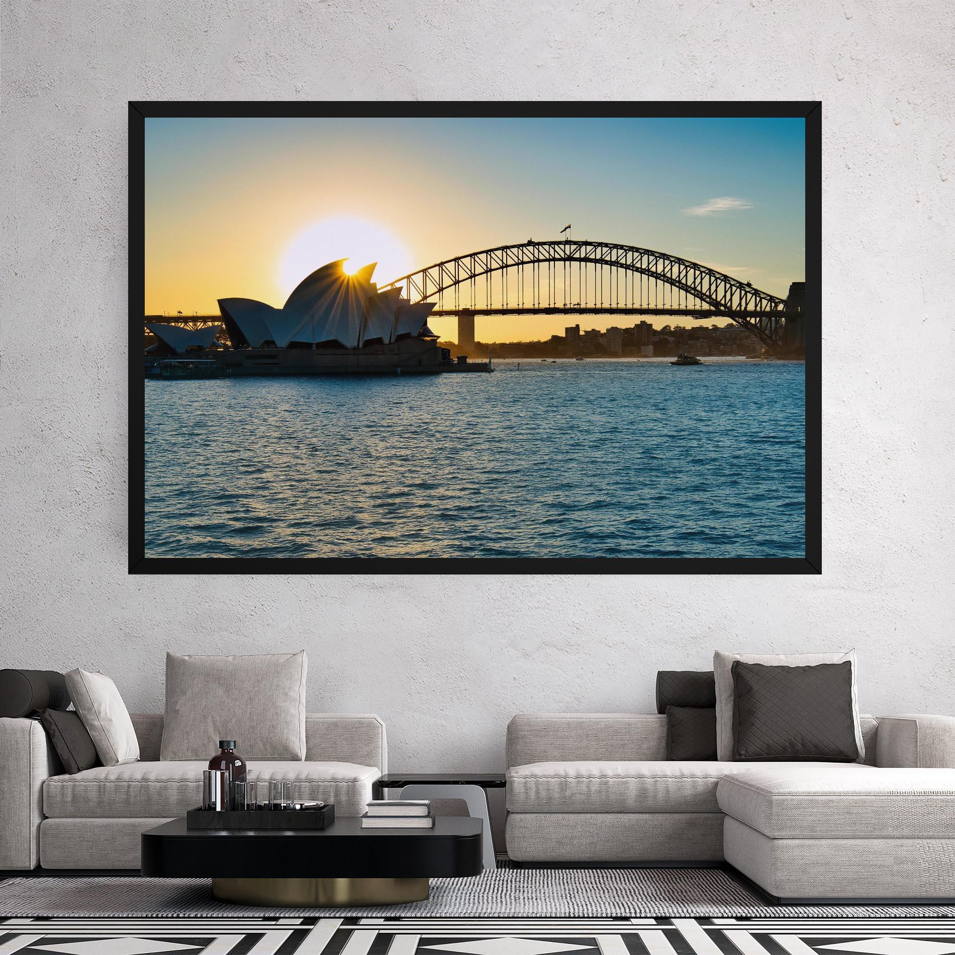 Leinwandbild Sunrise Sydney mockup 2
