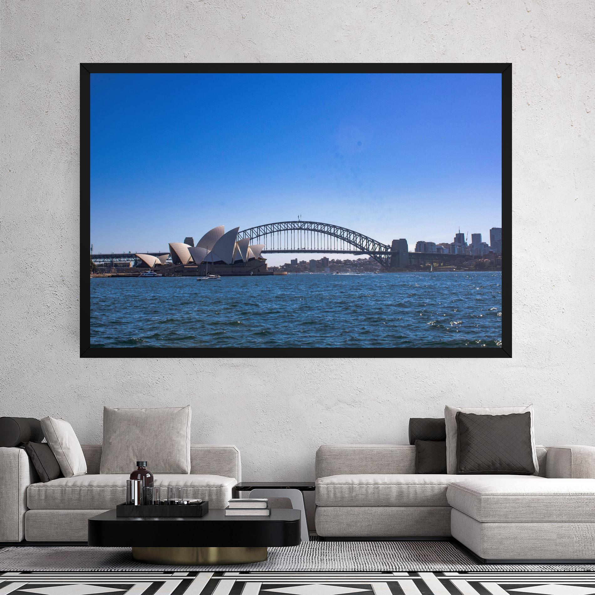Leinwandbild Sydney Day Bridge mockup 2