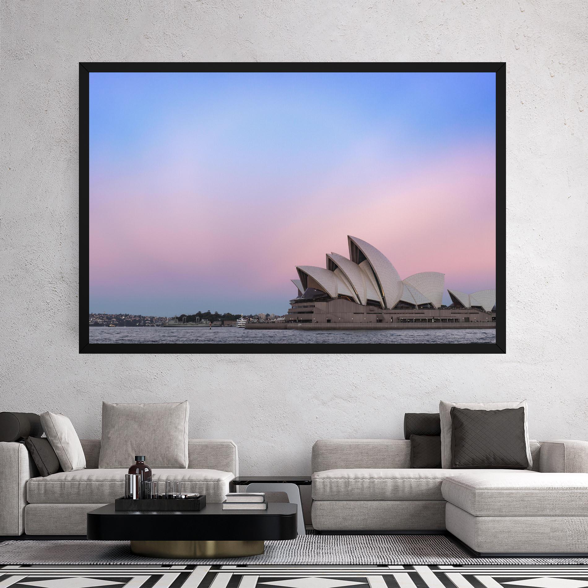 Leinwandbild Sydney Purple Sky mockup 2