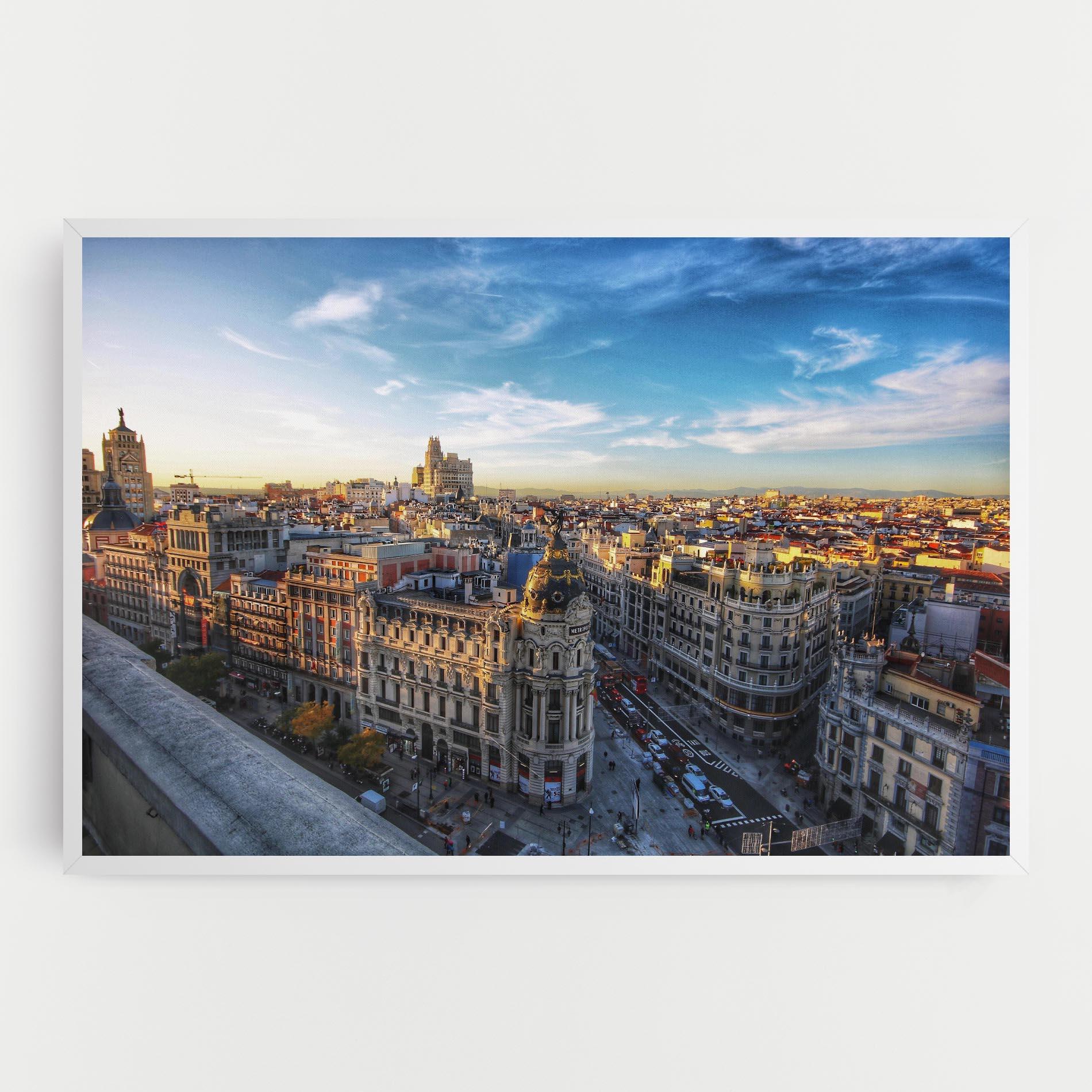 Leinwandbild Madrid View mockup 0