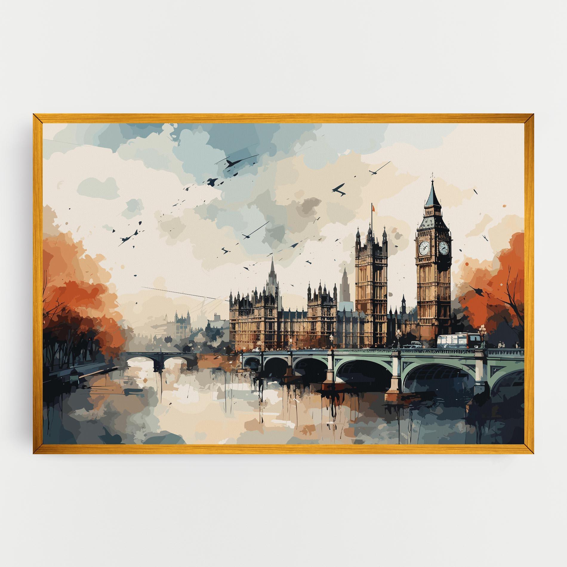 Leinwandbild England Art mockup 0