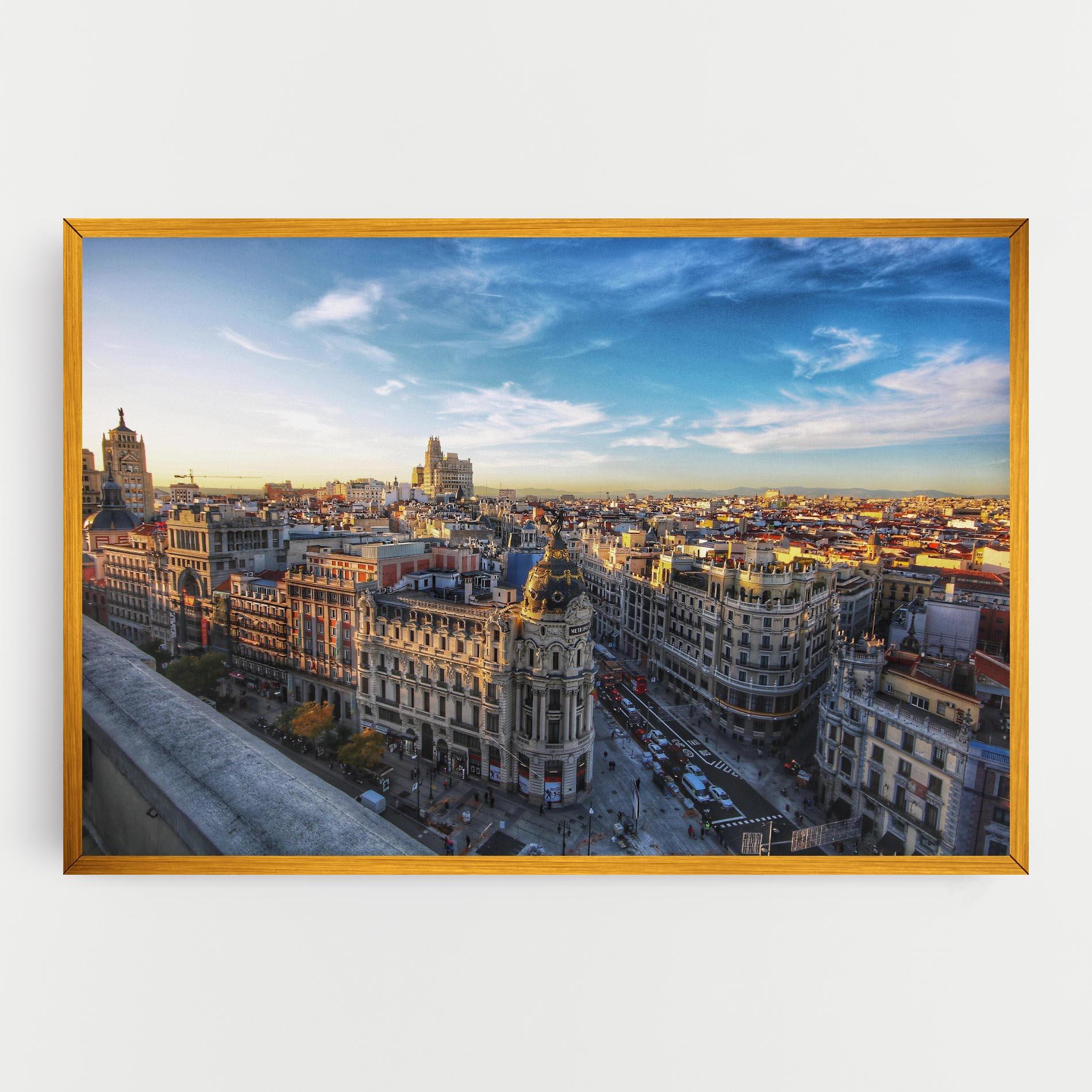 Leinwandbild Madrid View mockup 0