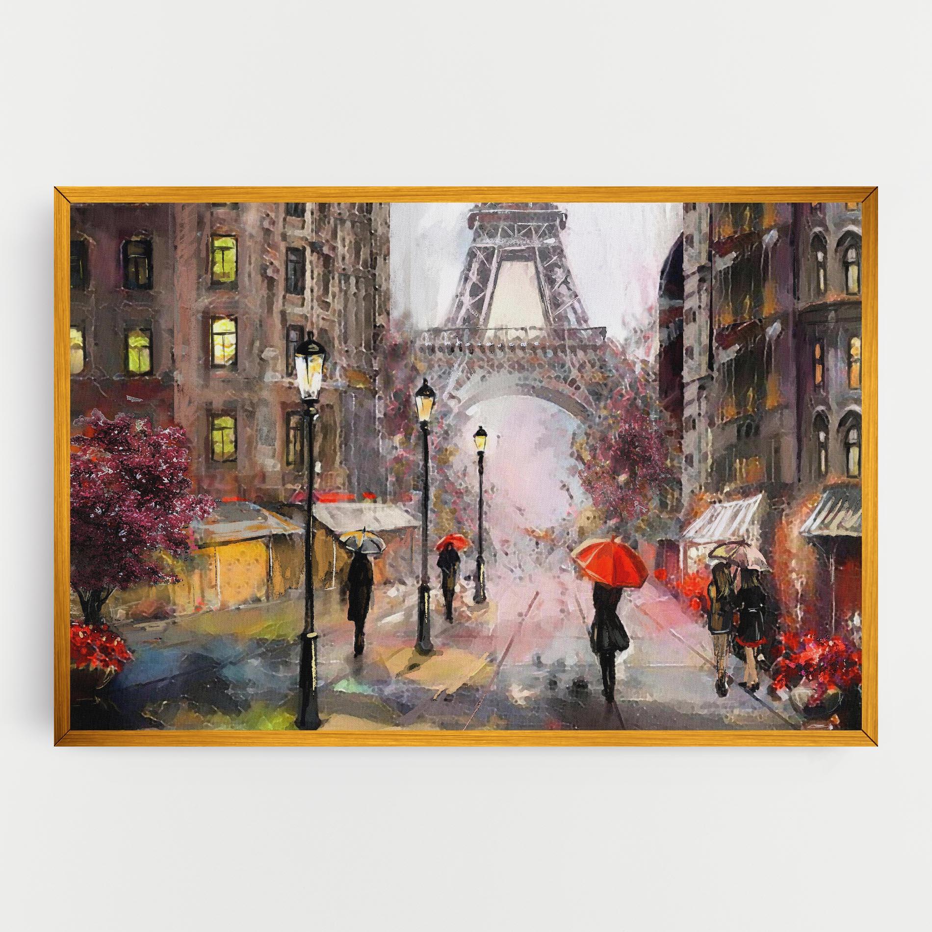 Leinwandbild Paris Colours mockup 0