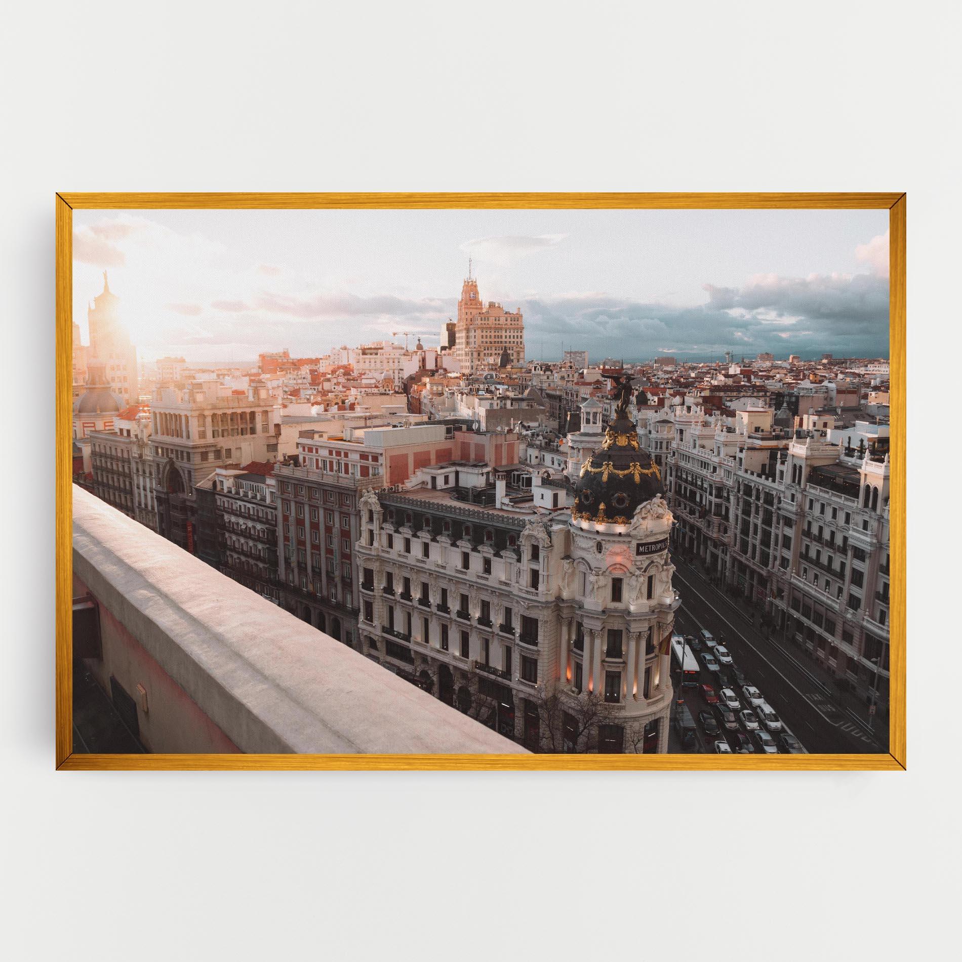 Leinwandbild Spain Sunrise mockup 0
