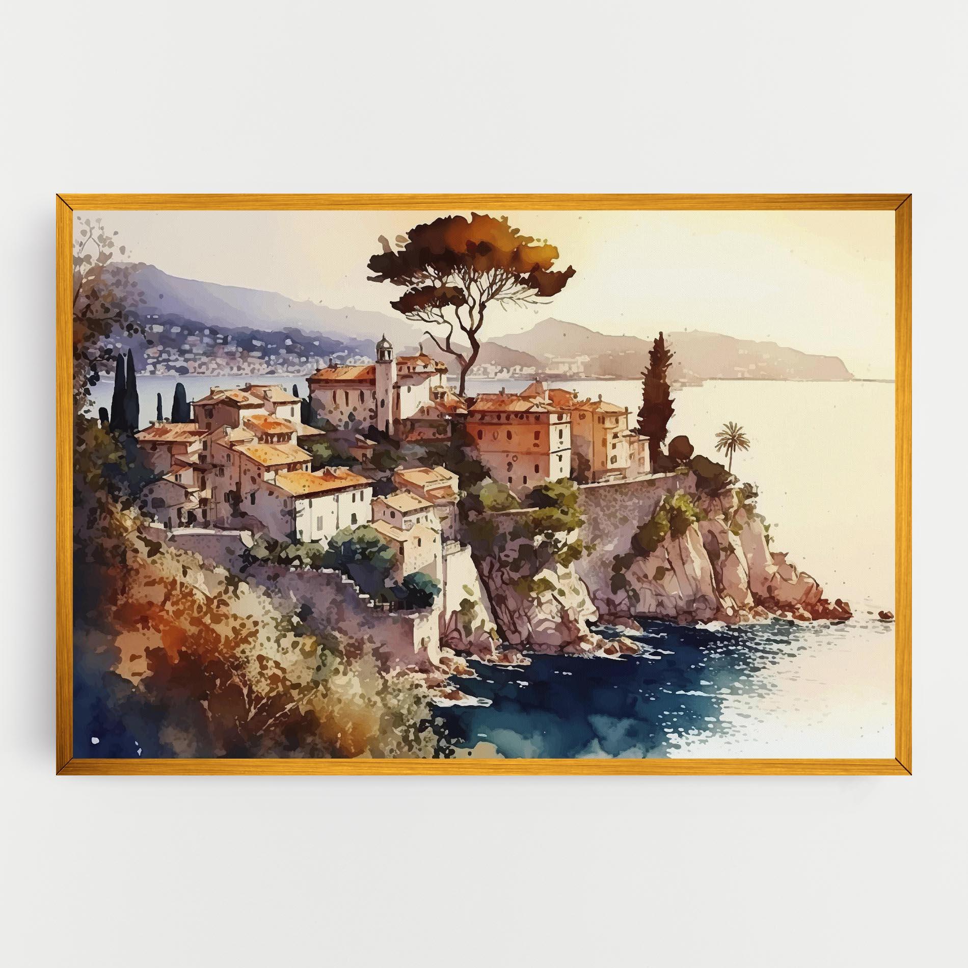 Leinwandbild Stunning View Painting mockup 0