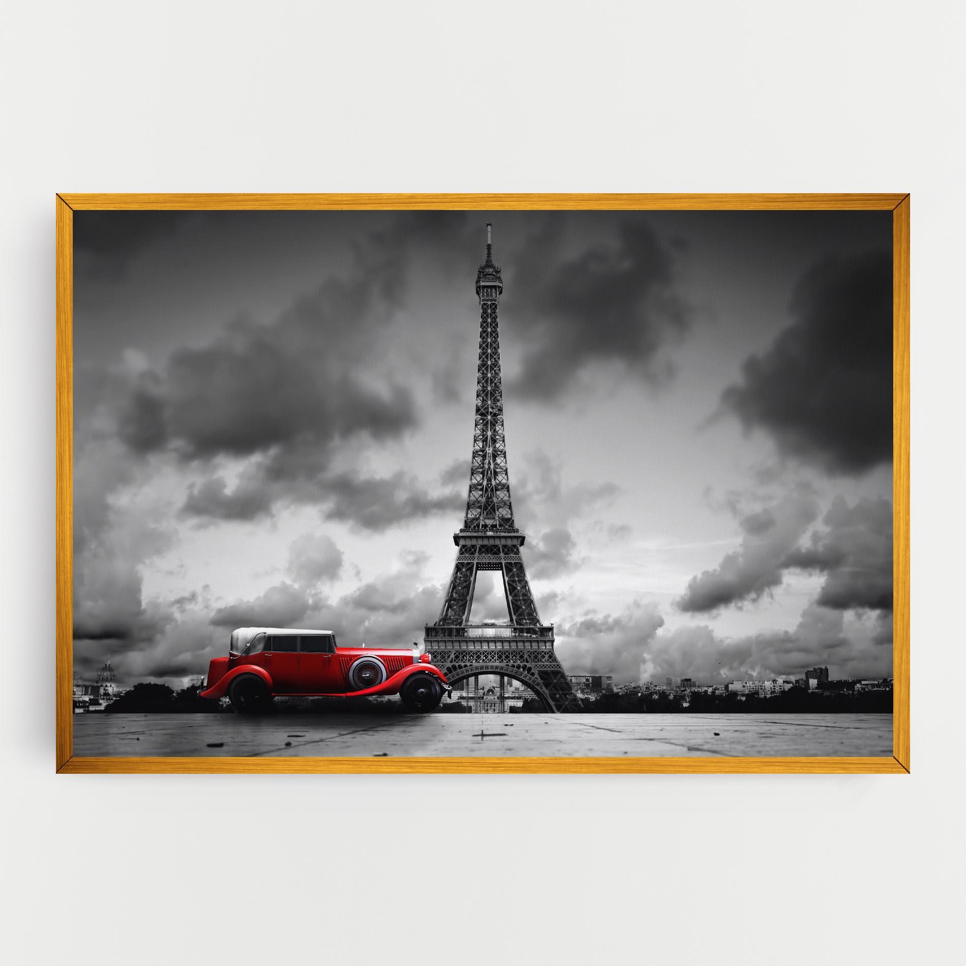 Leinwandbild Vintage Paris mockup 0