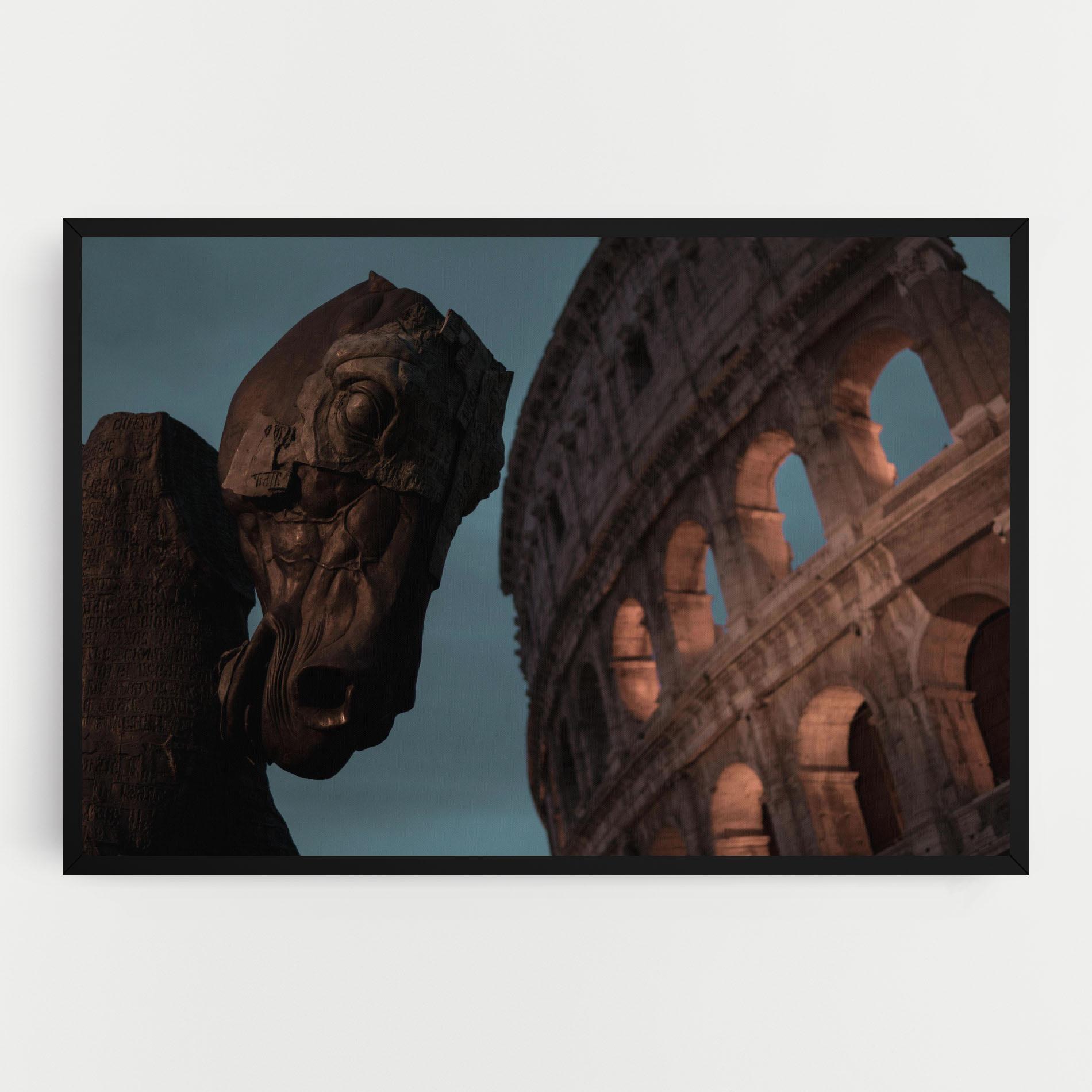Leinwandbild Colosseum Horse mockup 0