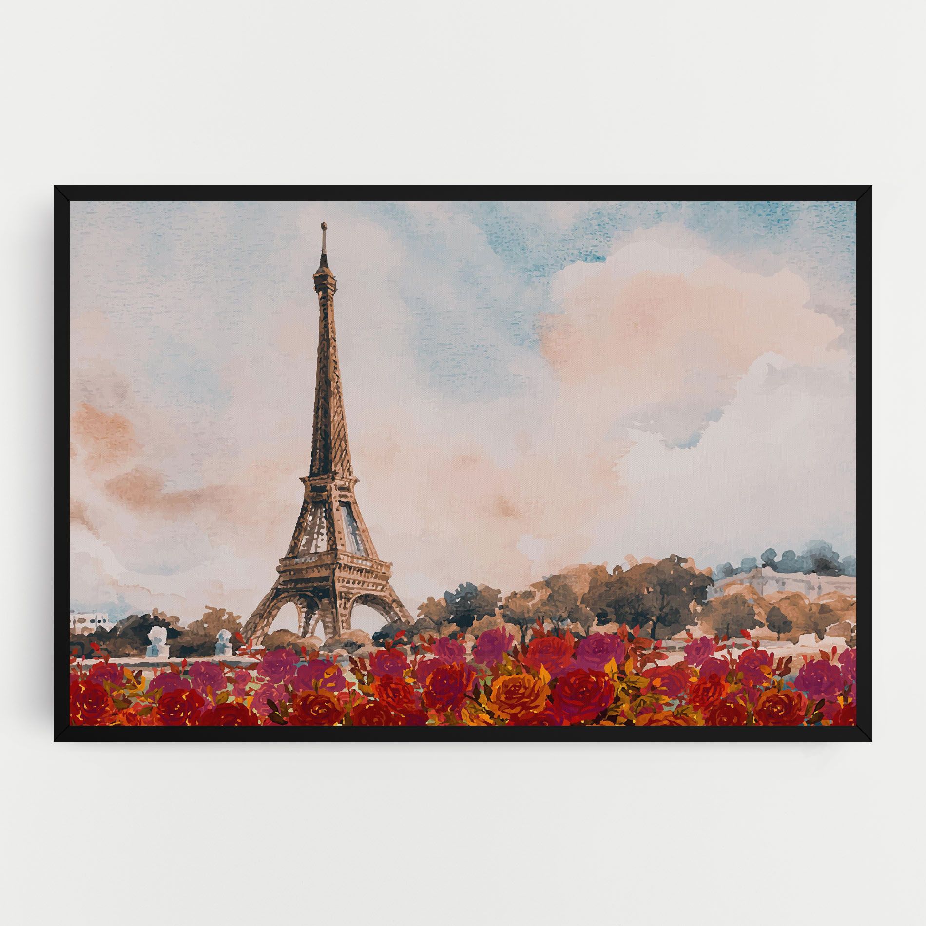 Eiffel Tower Roses mockup 0