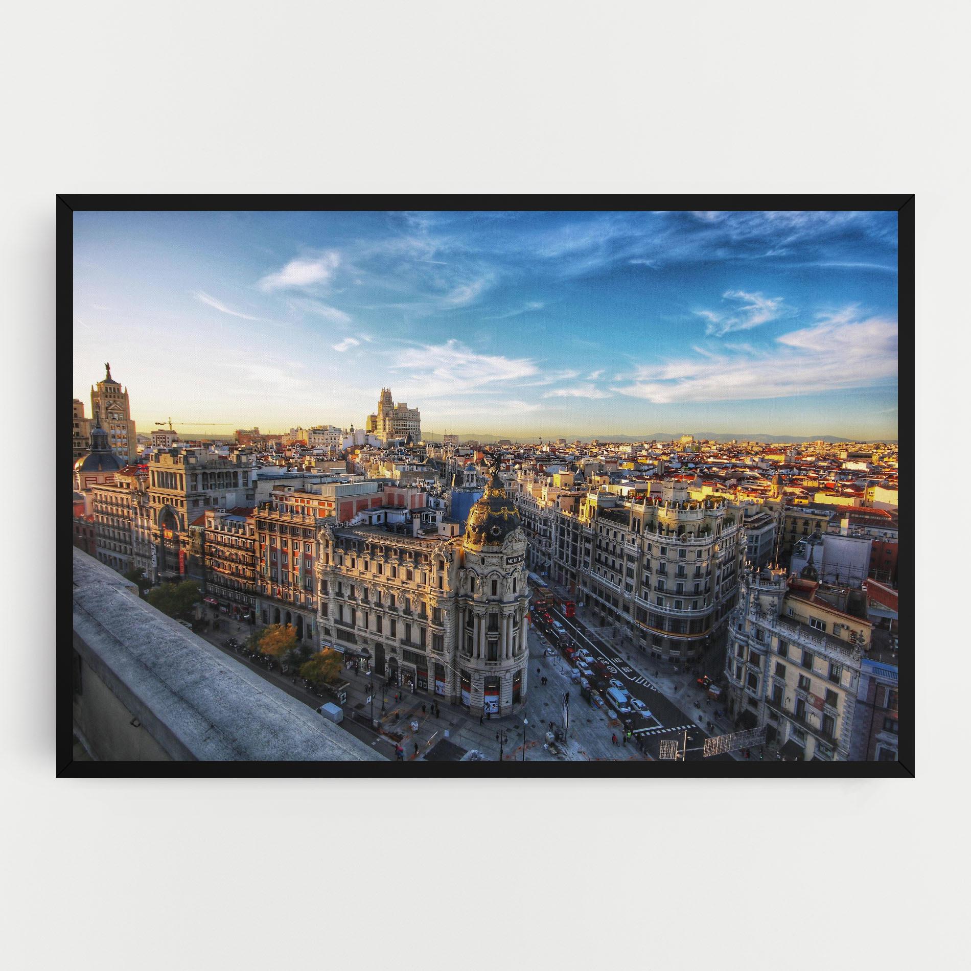 Leinwandbild Madrid View mockup 0