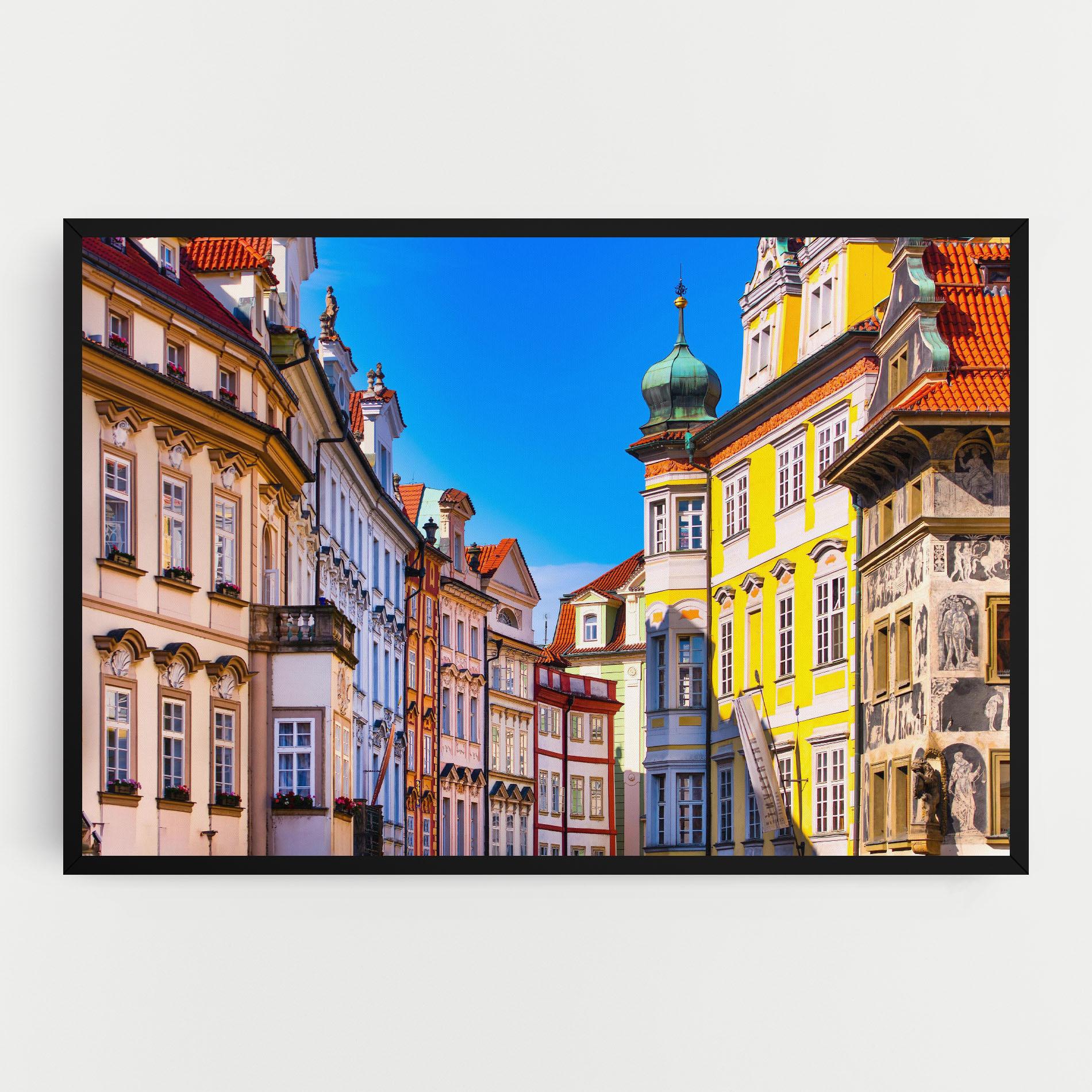 Leinwandbild Prague Buildings mockup 0