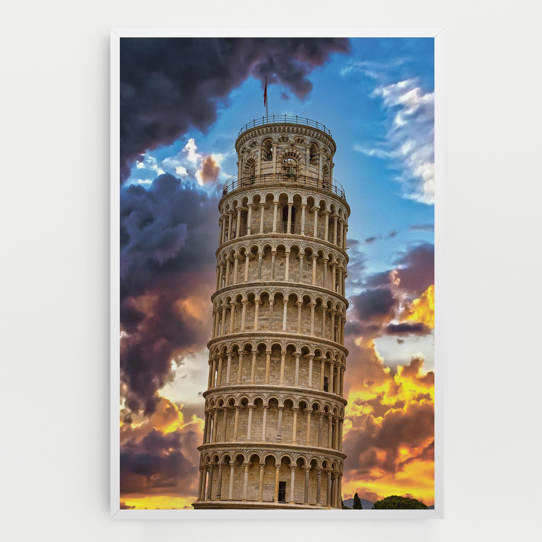 Tower Of Pisa Sunset mockup 0