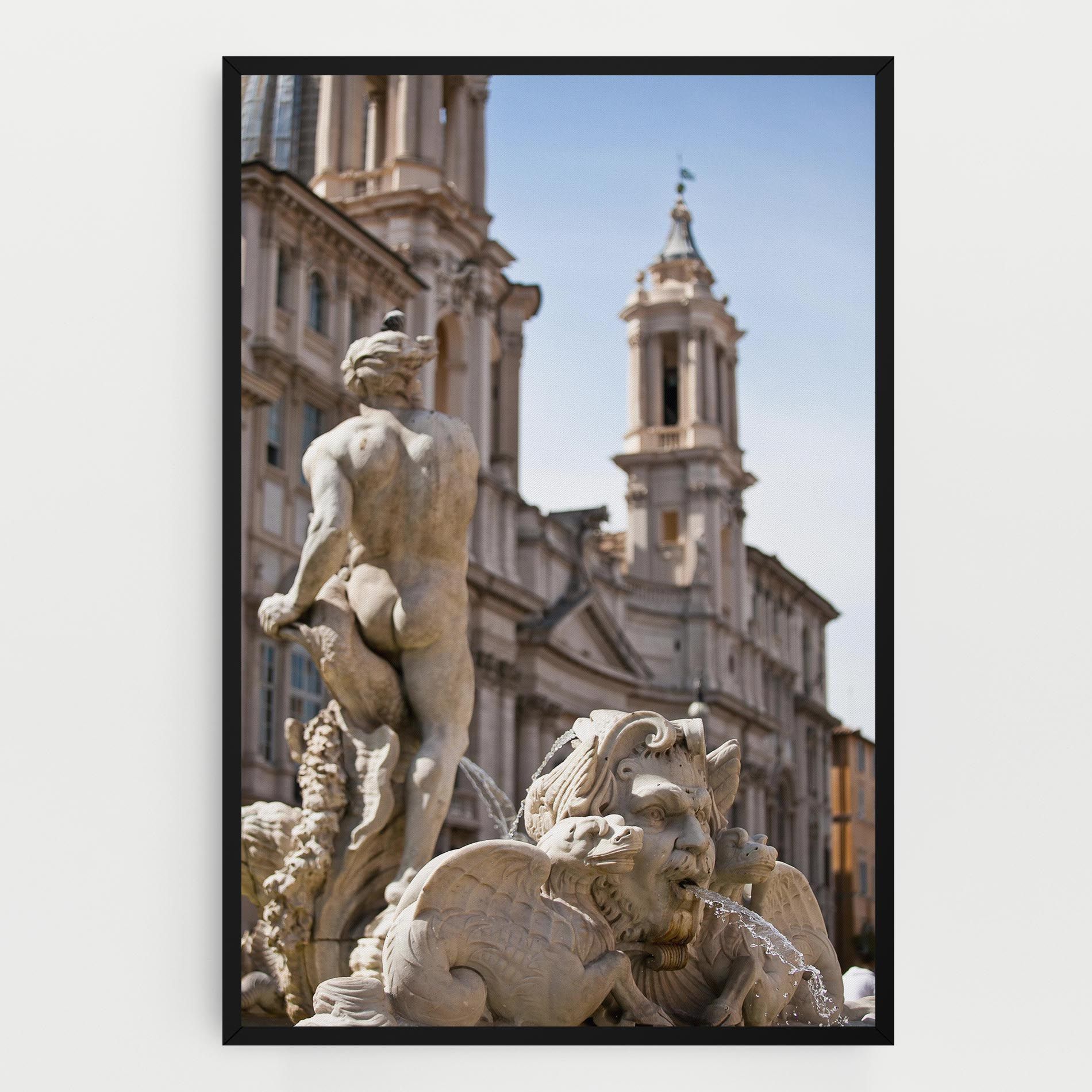 Baroque Statue Italy mockup 0