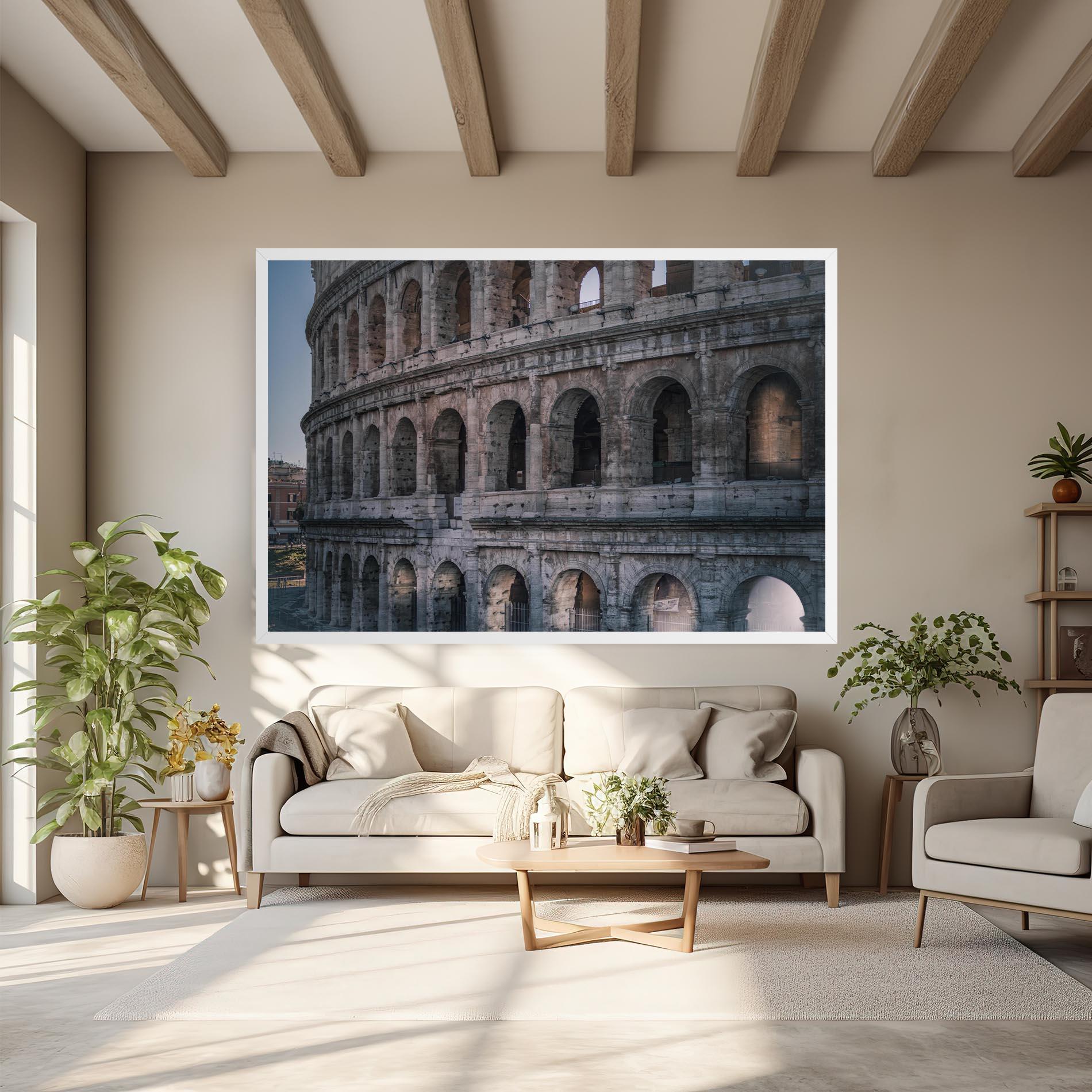 Leinwandbild Colosseum Roma mockup 6