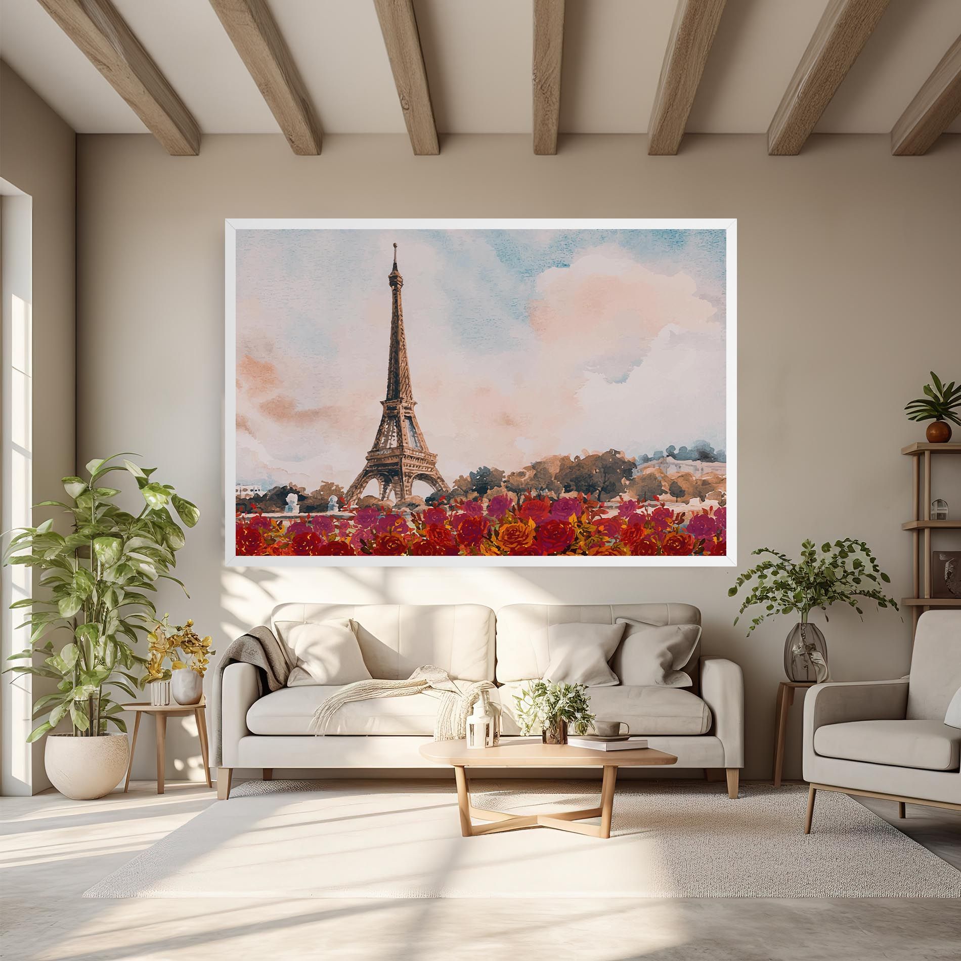 Eiffel Tower Roses mockup 6