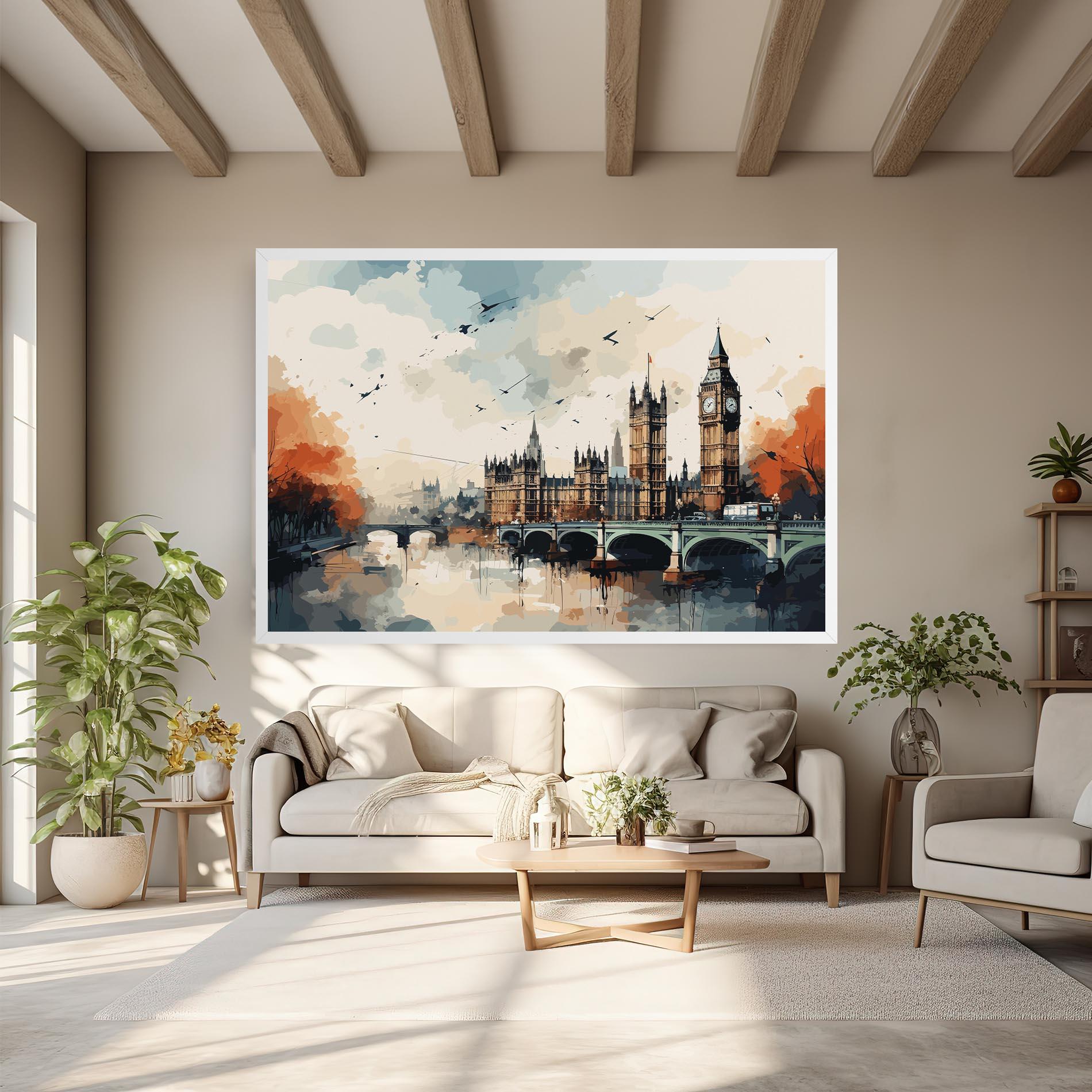 Leinwandbild England Art mockup 6