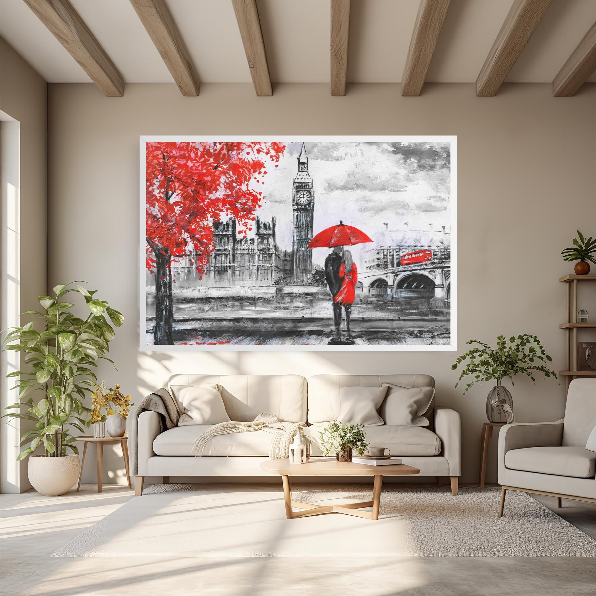 Leinwandbild London Love mockup 6