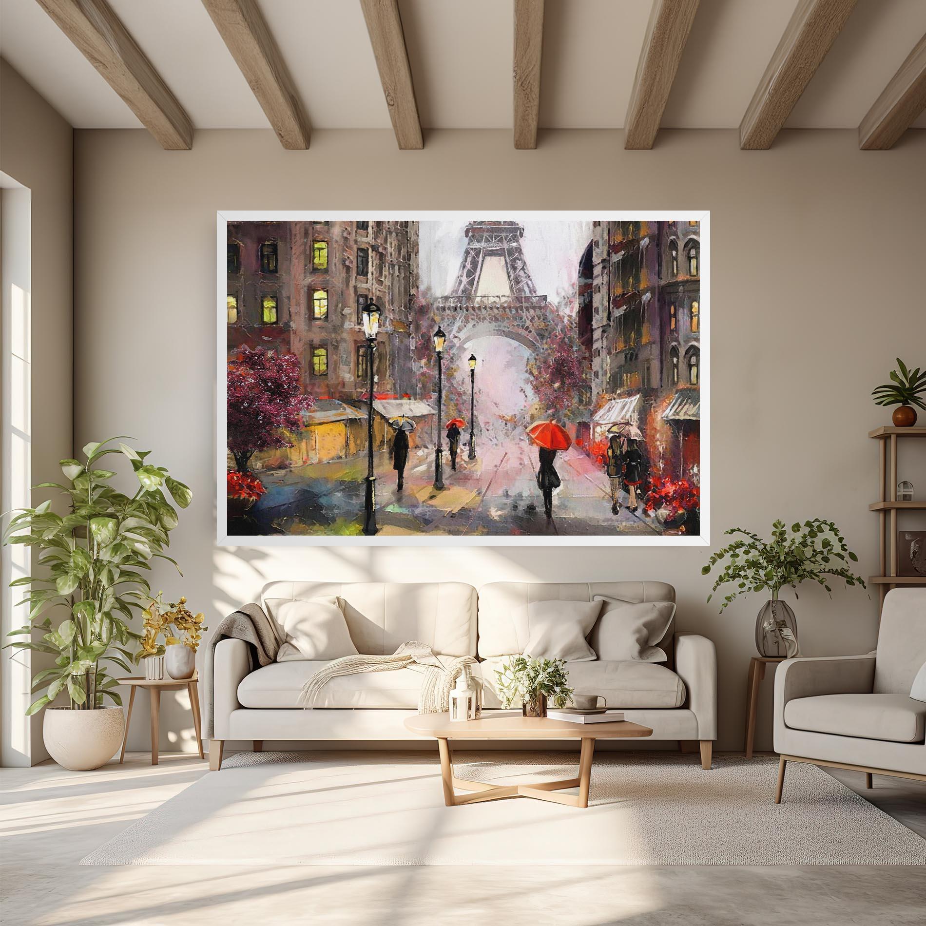 Leinwandbild Paris Colours mockup 6