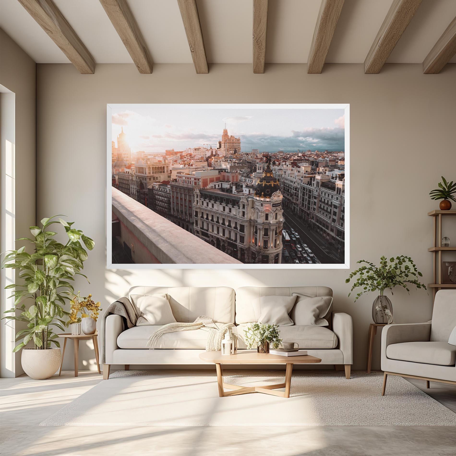 Leinwandbild Spain Sunrise mockup 6