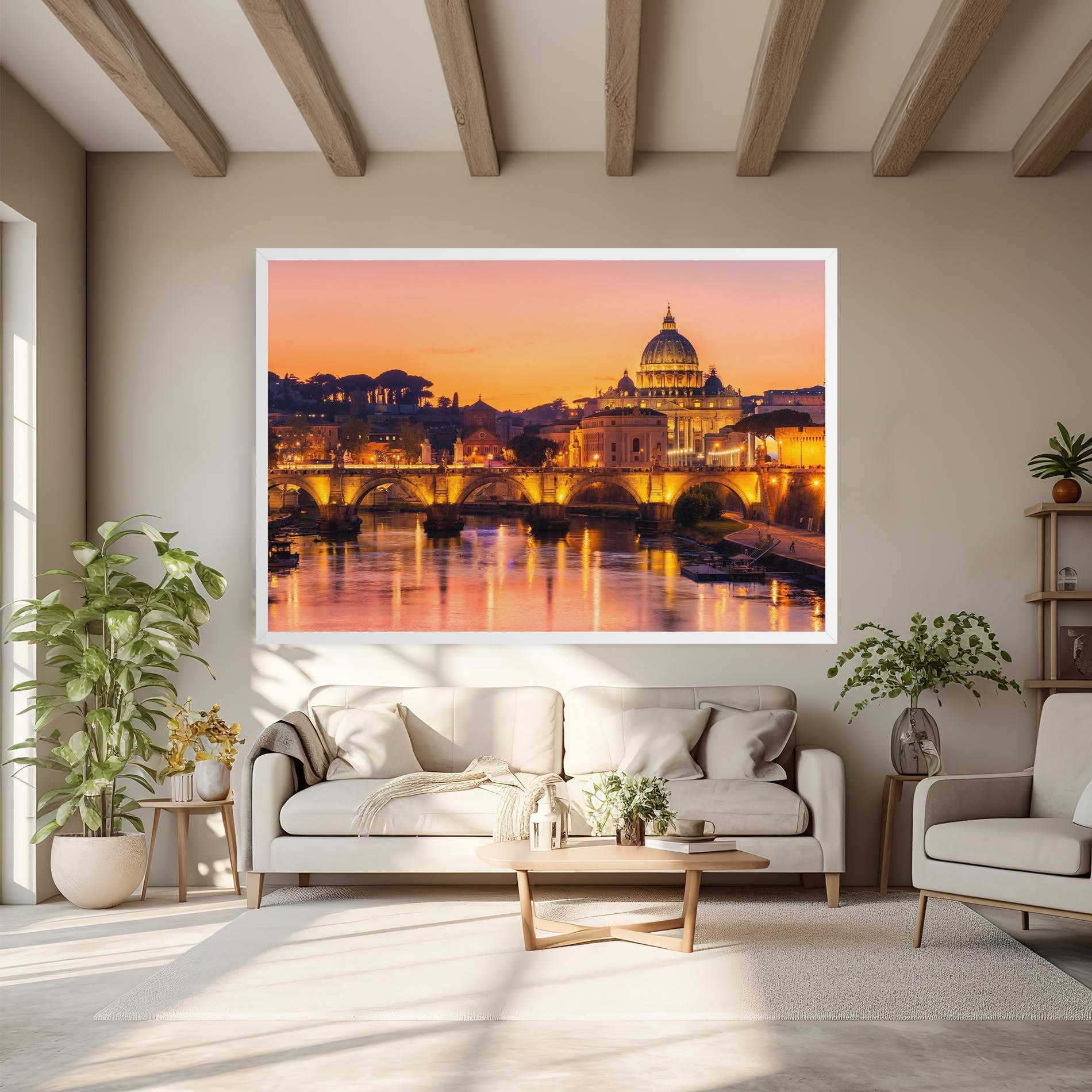 Leinwandbild St Peter Basilica mockup 6